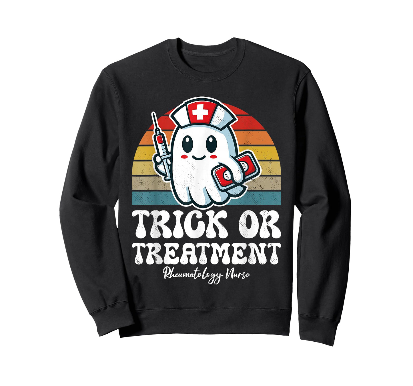 Trick Or Treatment Cute Halloween Rheumatology Nurse T-Shirt