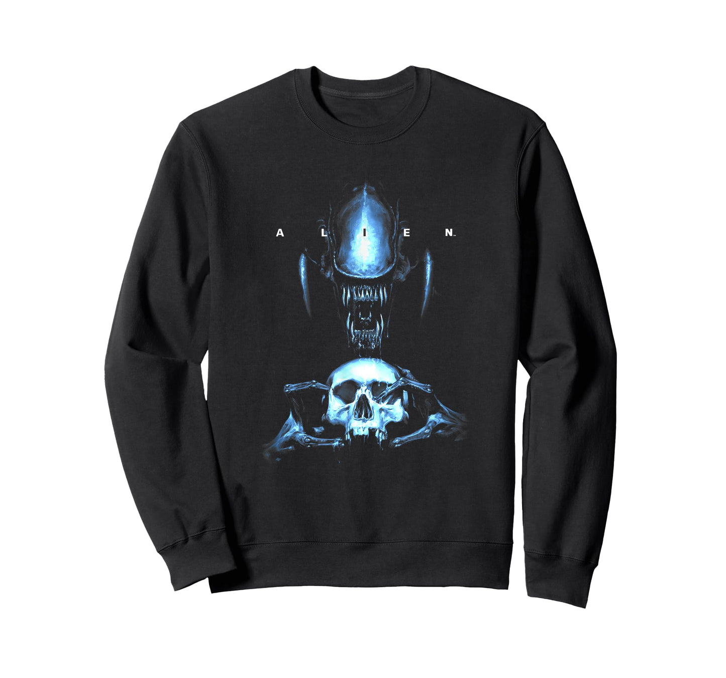 Alien Distressed Xenomorph Skull T-Shirt