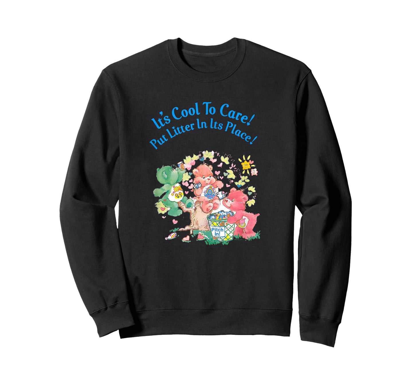 Care Bears It's Cool to Care Earth Day Retro Cartoon T-Shirt