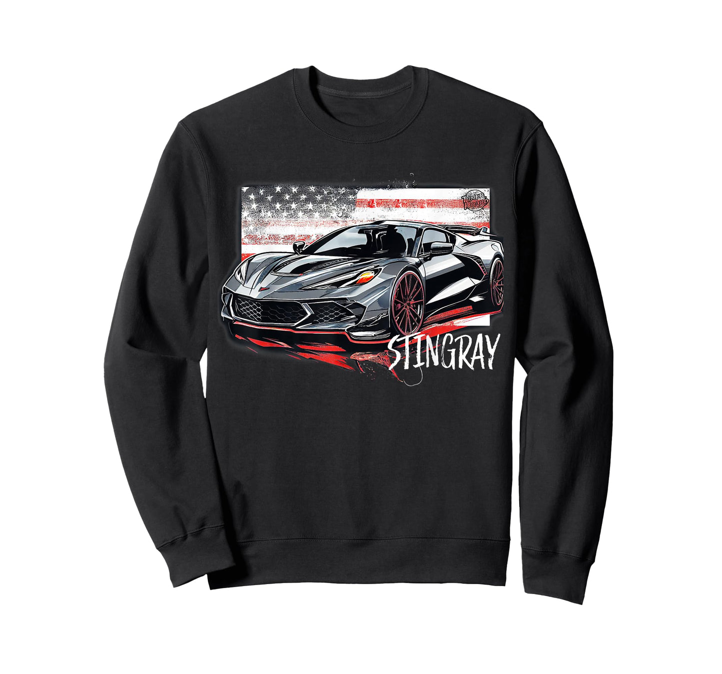 C8 American Muscle v8 Supercar Stingray Cool Vette Mechanic T-Shirt