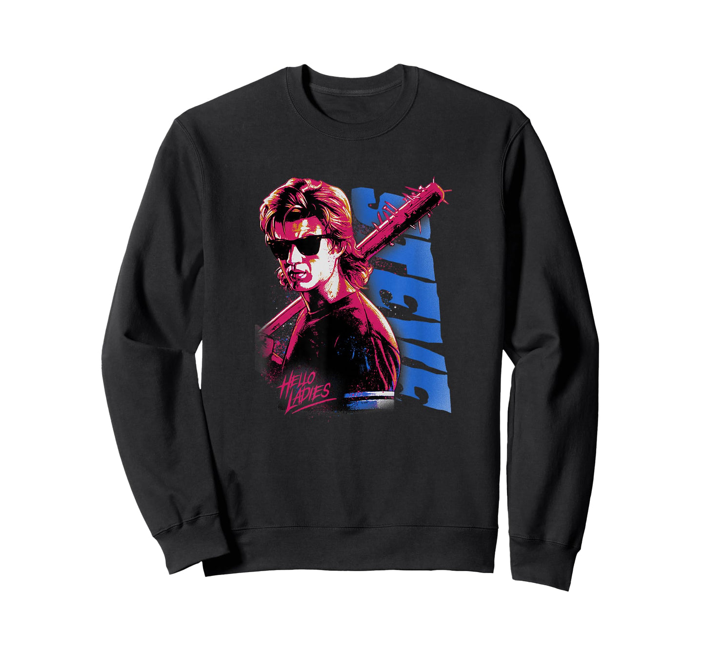 Stranger Things Stevie Splatter Punk Hello Ladies T-Shirt