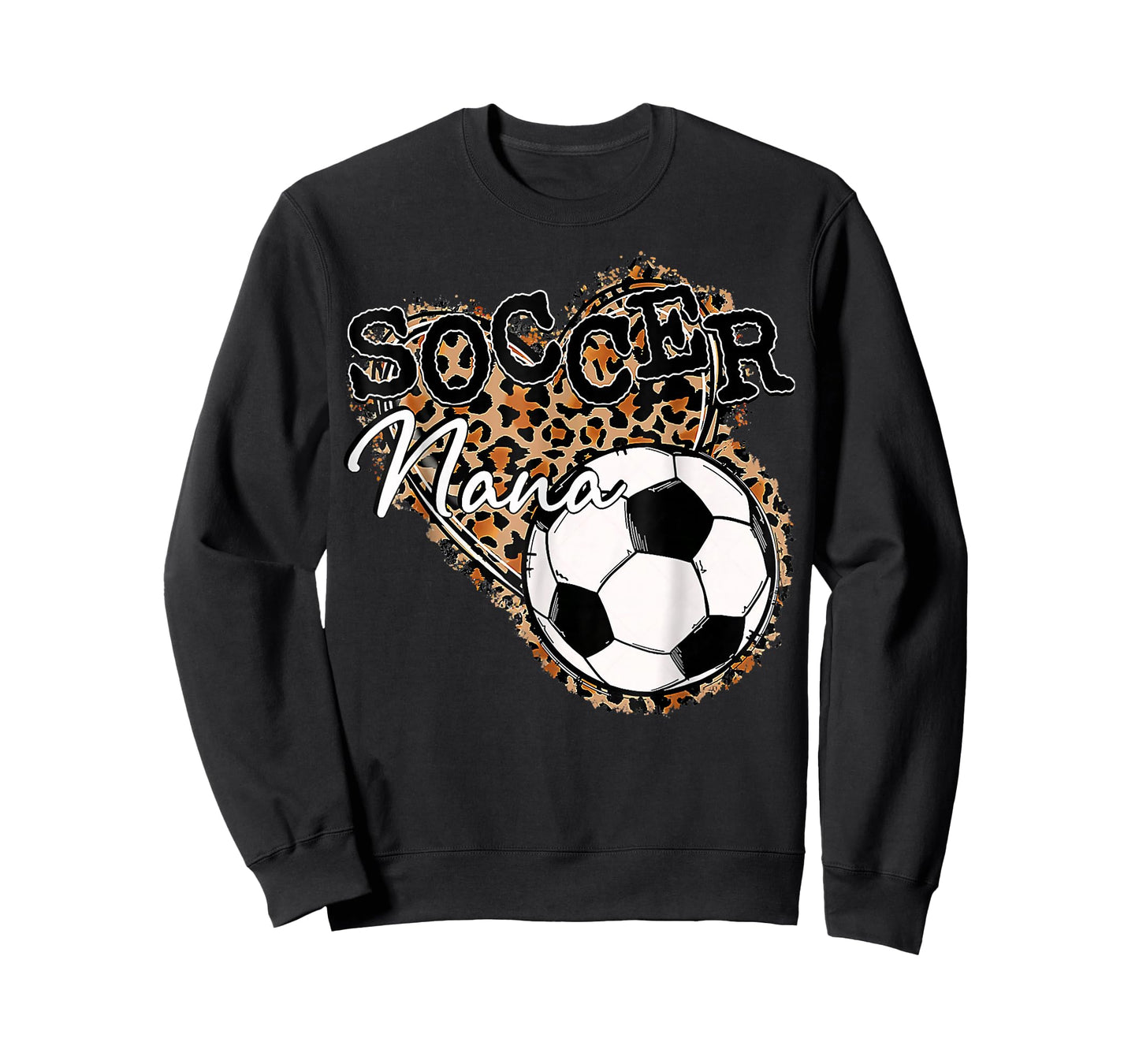 Soccer Nana Leopard Mother's Day T-Shirt