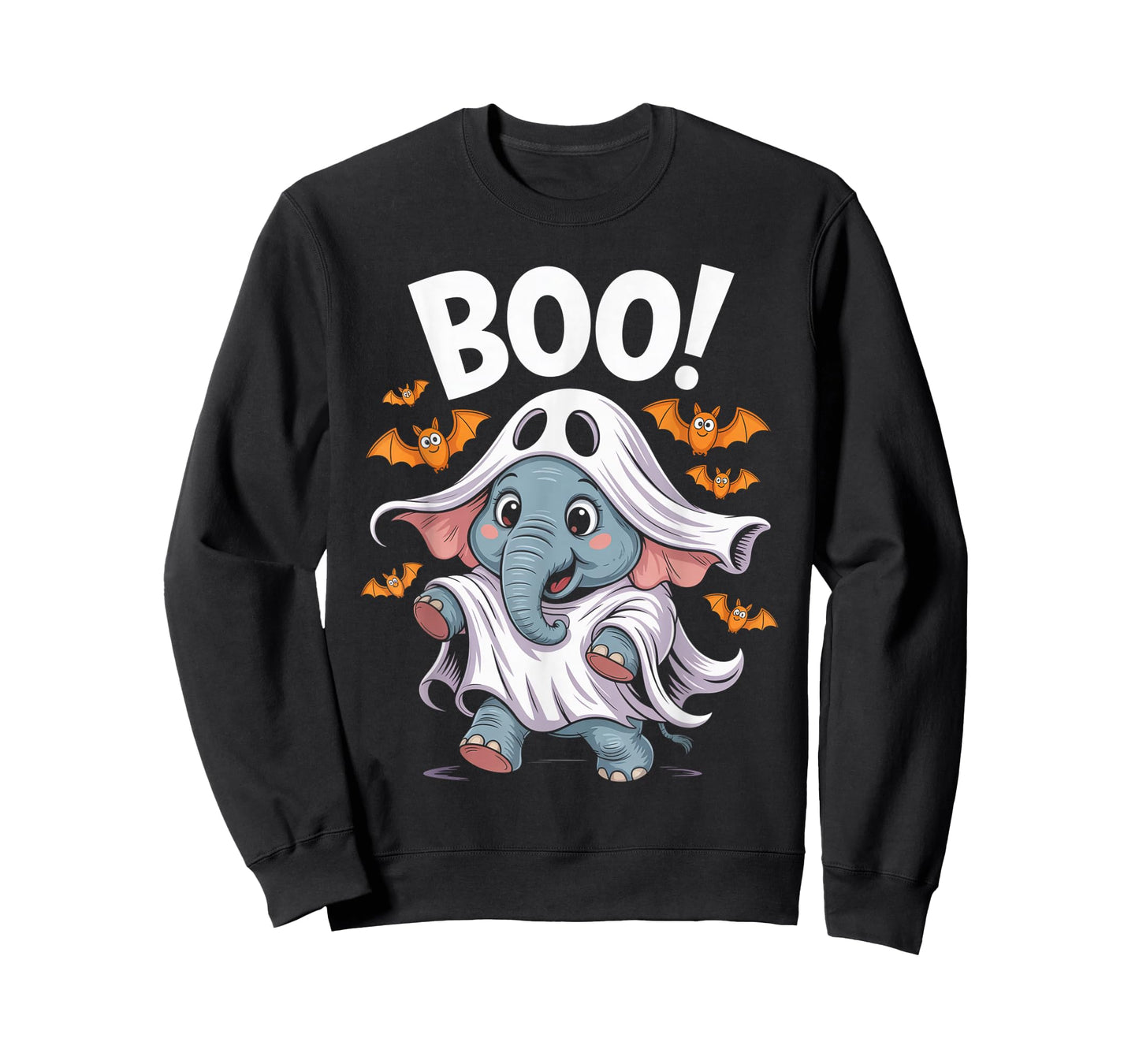 Elephant Boo Halloween Costume Men Women Kids T-Shirt