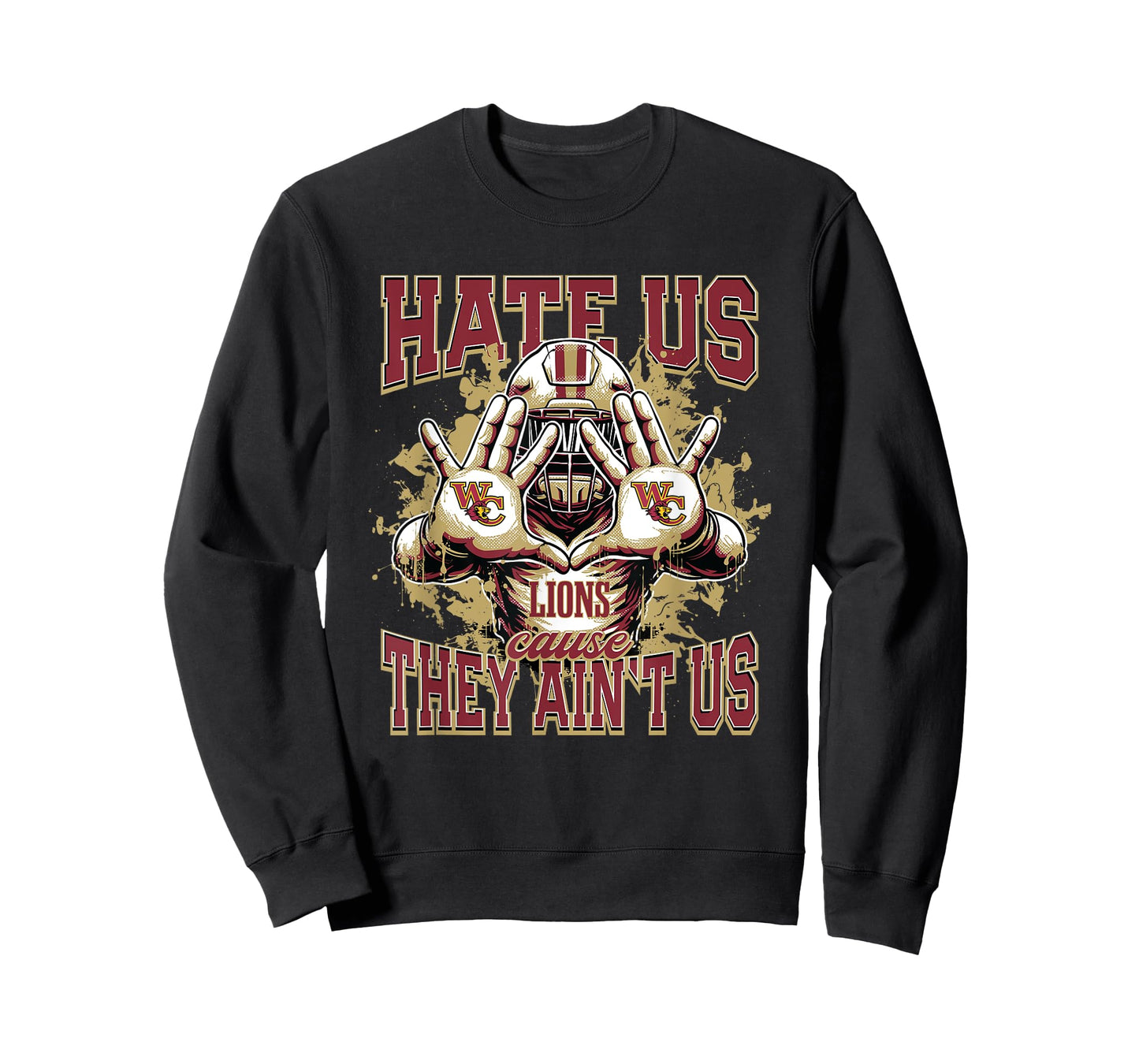 West Charlotte Lions Logo Hate Us Cause They Ain't HS T-Shirt