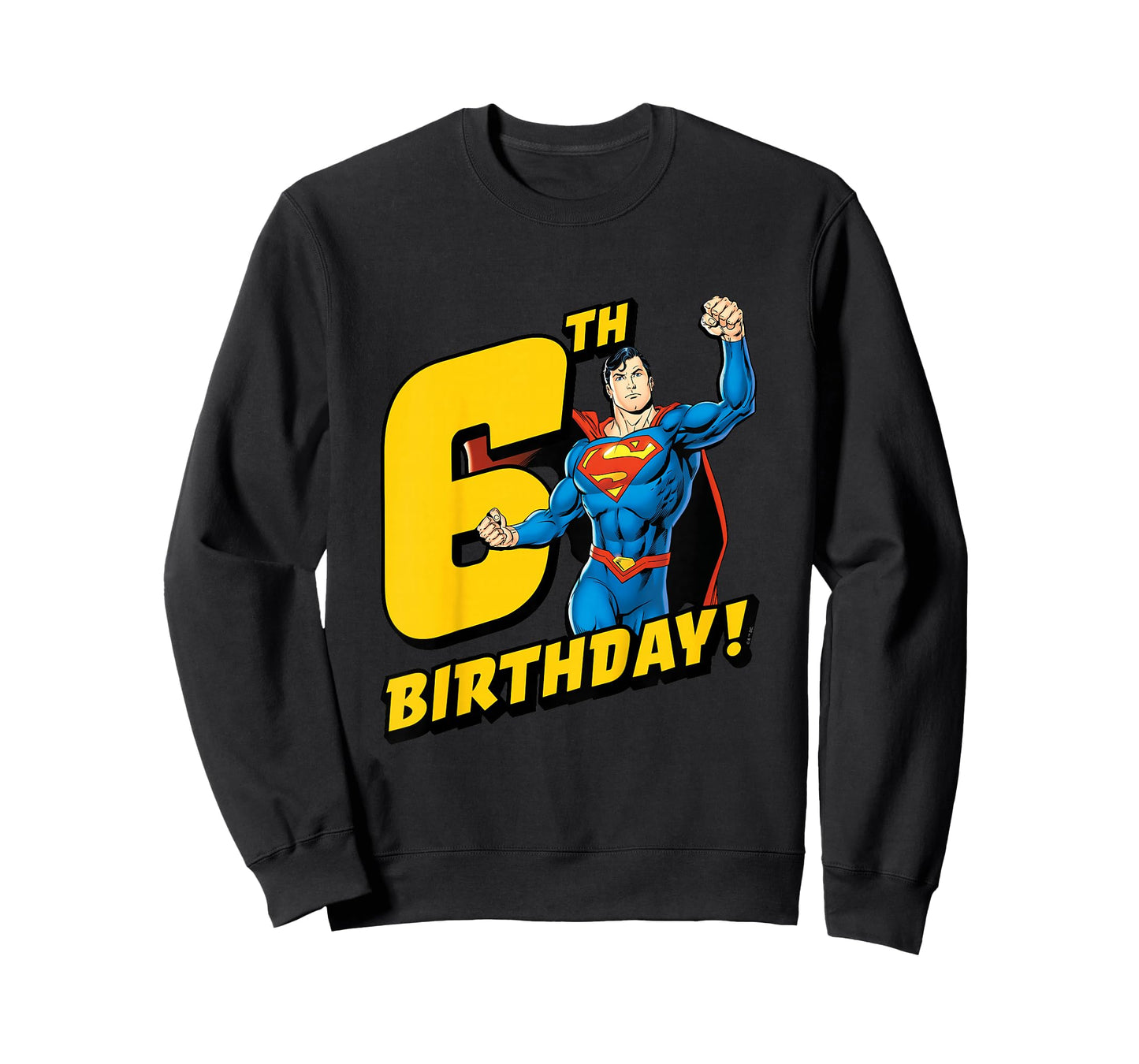 Kids Superman 6th Birthday T-Shirt