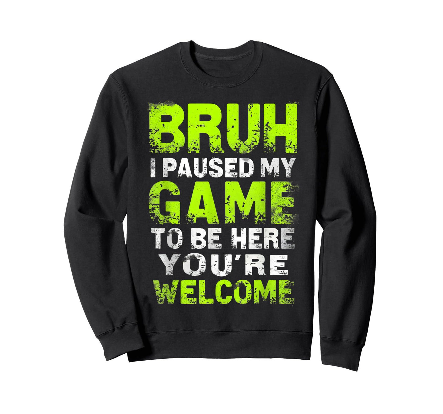 Bruh i paused my game to be here gaming gamer video game boy T-Shirt