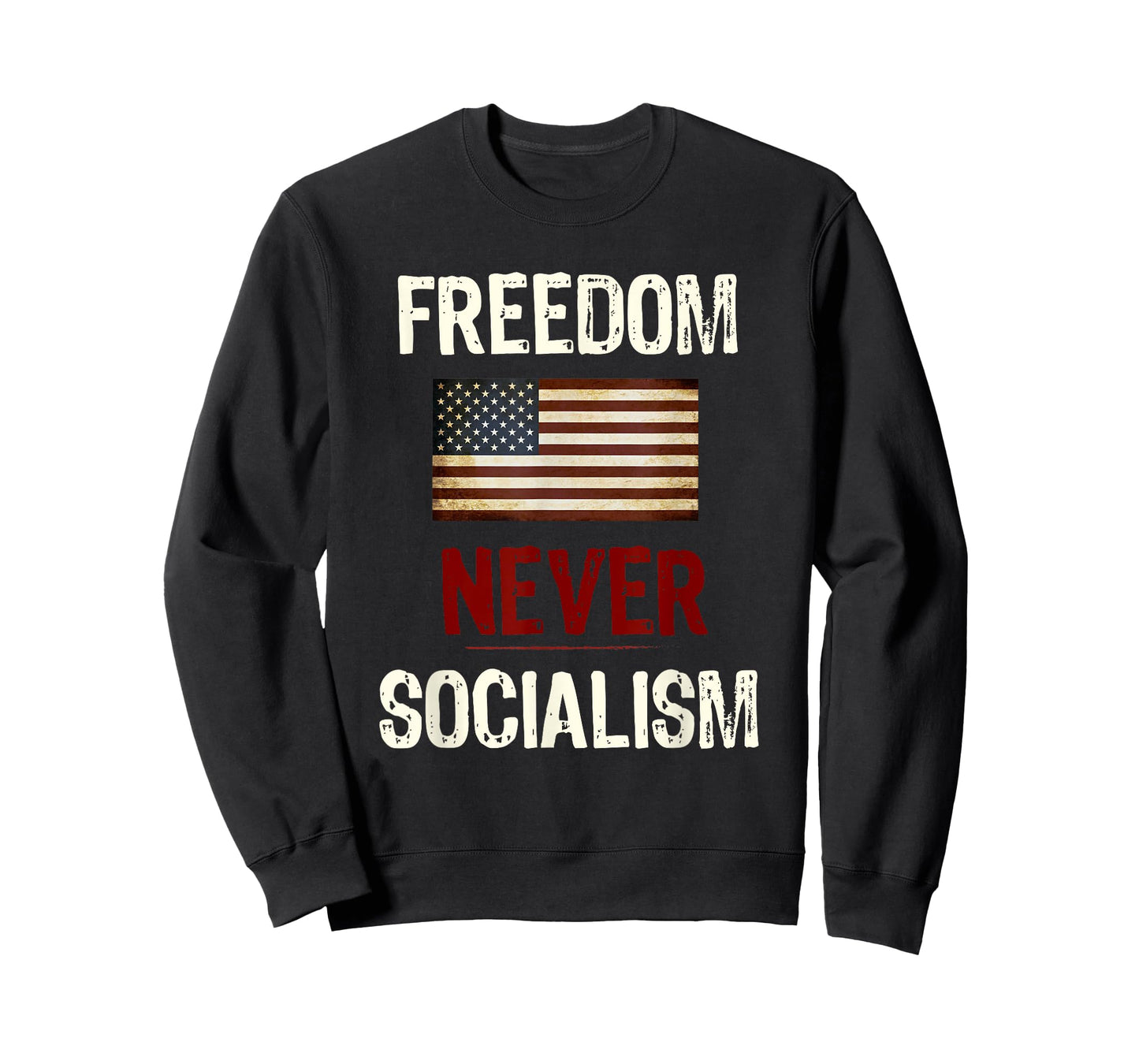 Never Socialism Anti-Socialist Republican T-Shirt