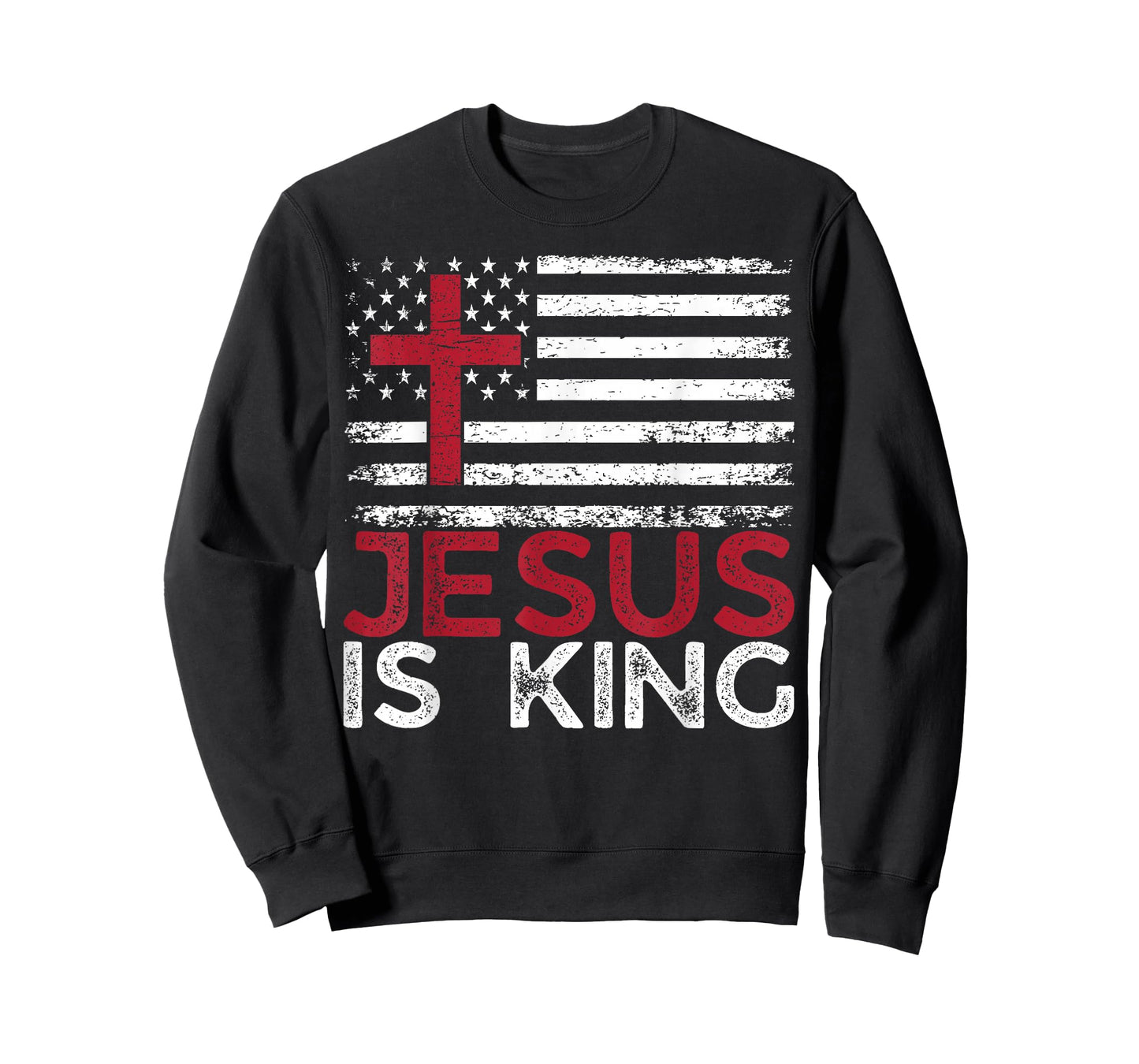 Jesus Is King Inspirational Christian Faith God Religious T-Shirt