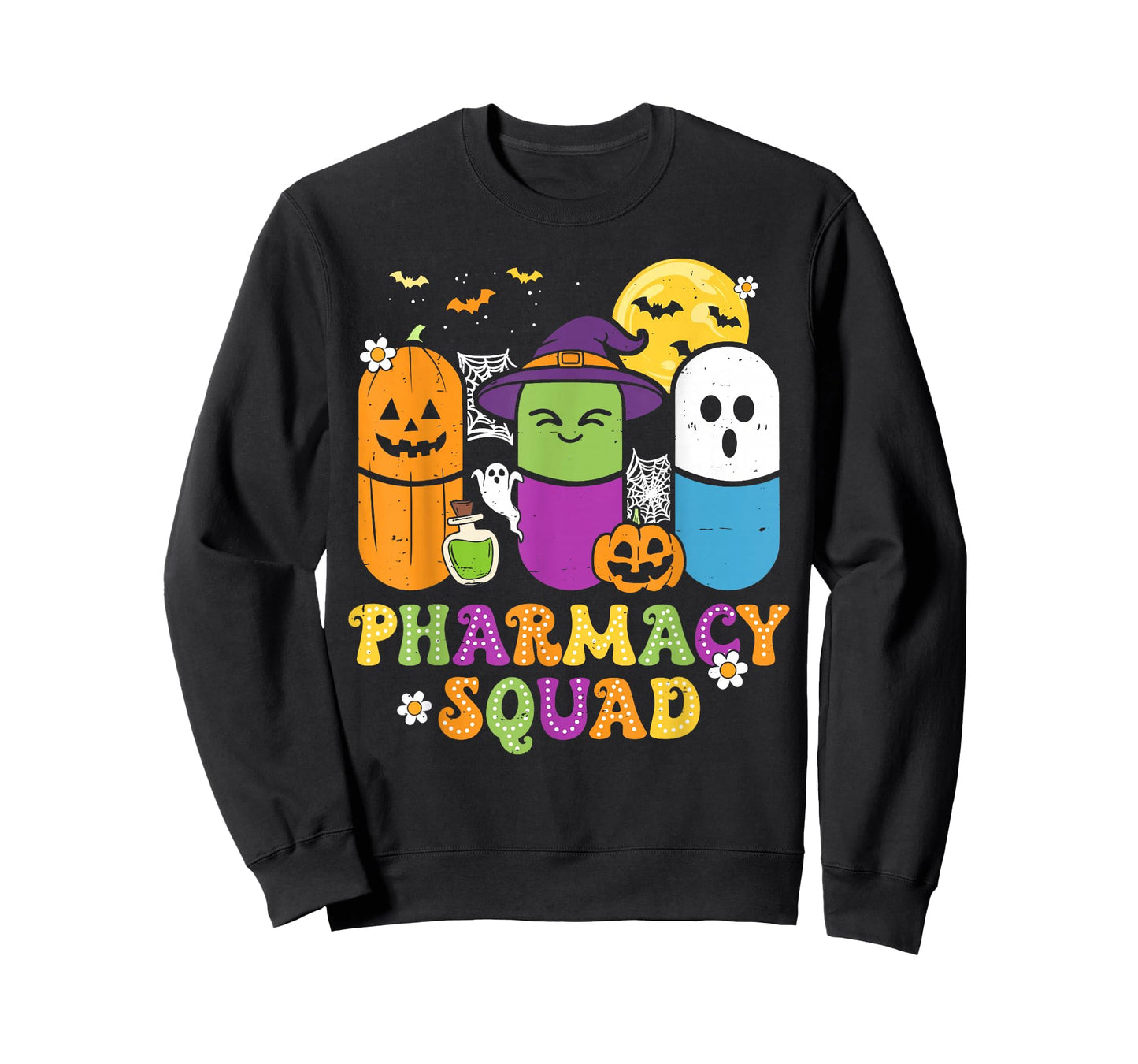 Halloween Pharmacy Squad PIlls Costume Pharmacist Women Men T-Shirt