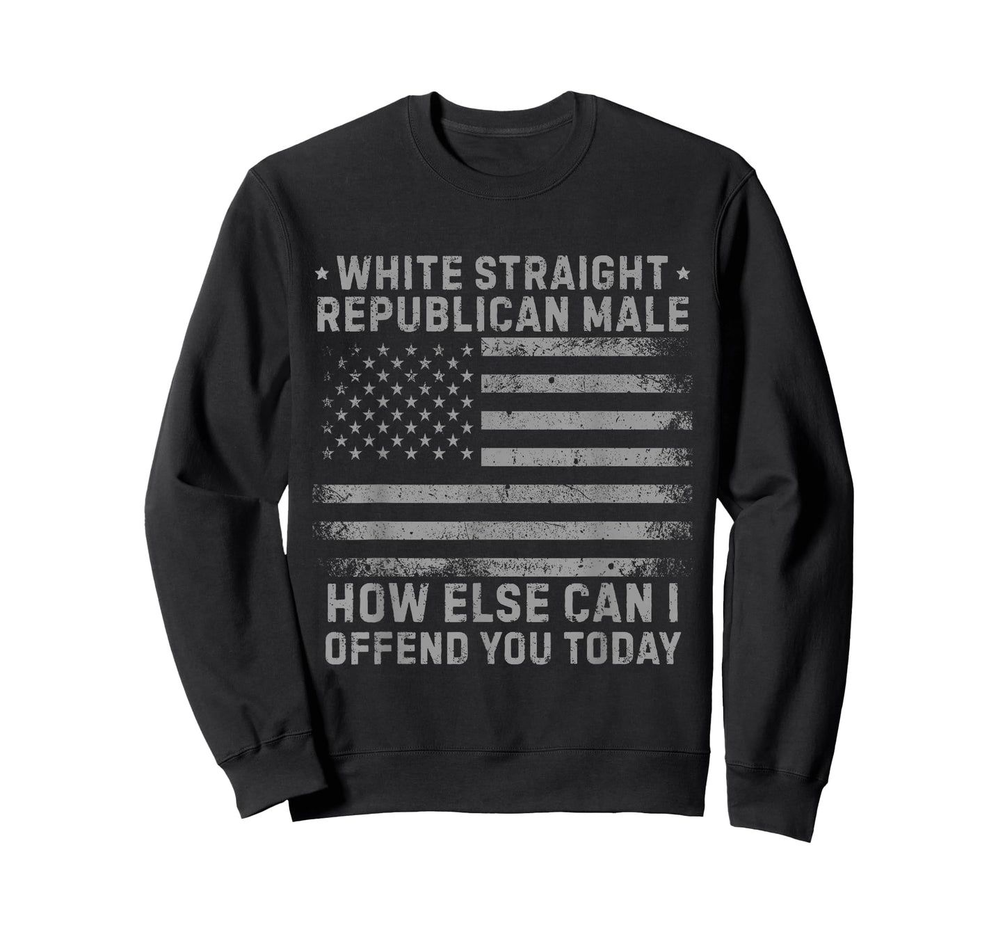 Straight White Republican Male Funny Conservative Political T-Shirt