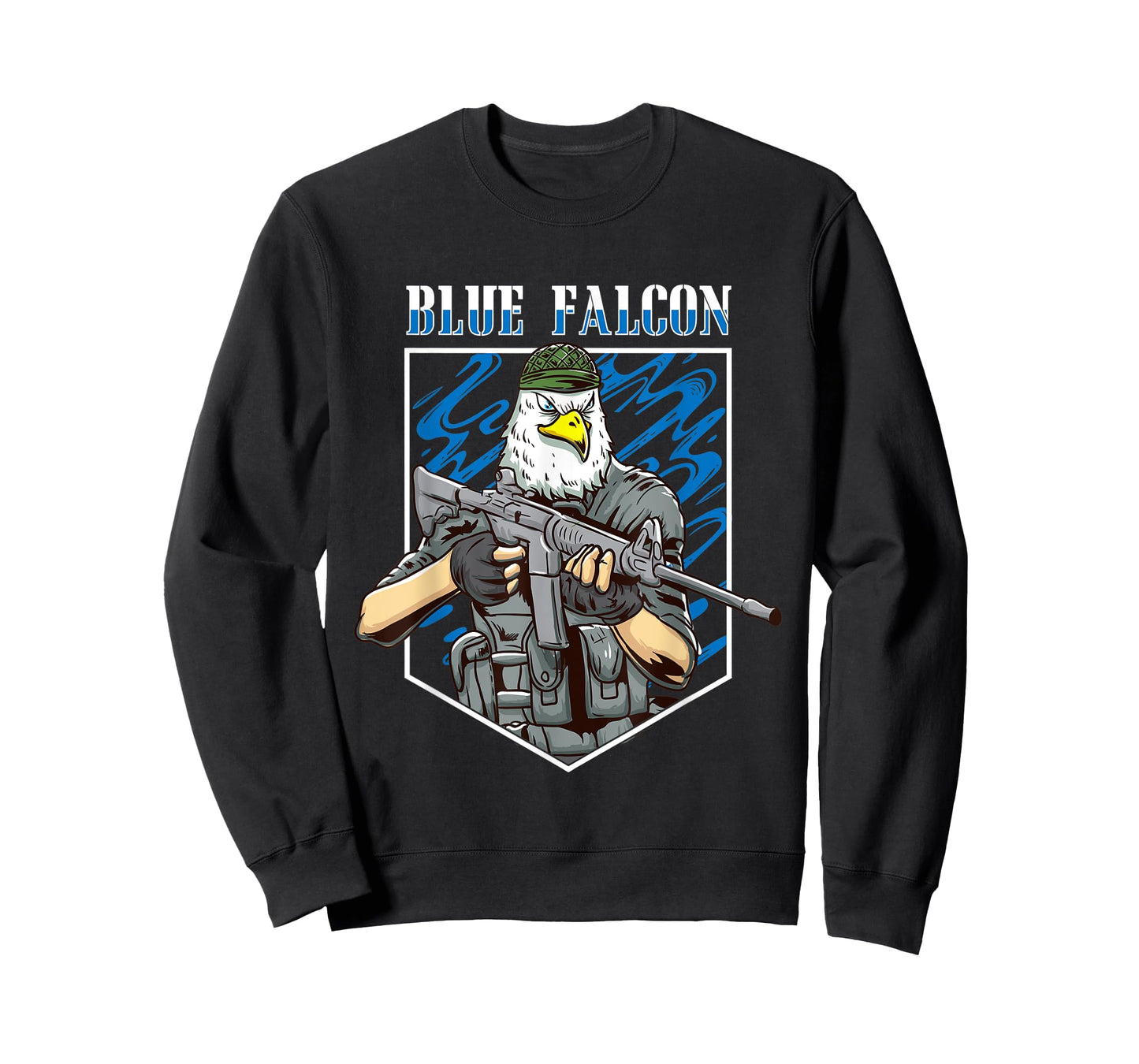 Blue Falcon Funny Military Veteran Joke T-Shirt