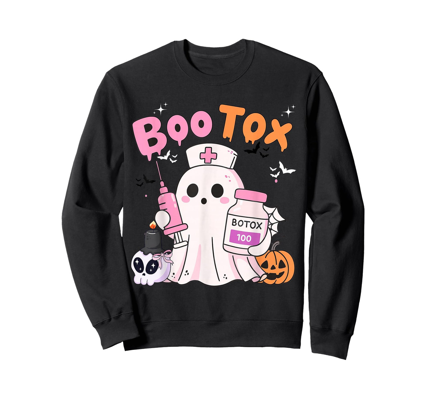Boo Tox Nurse Ghost Filler Botox Halloween Aesthetic T-Shirt