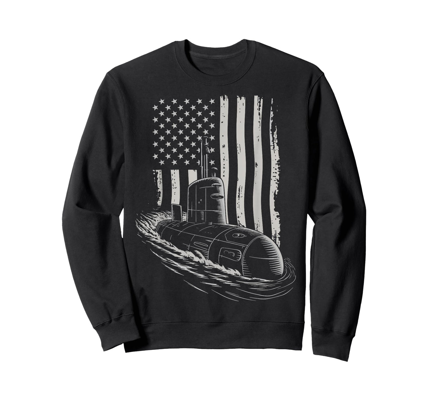 Submarine USA Flag Veteran 4th of July T-Shirt