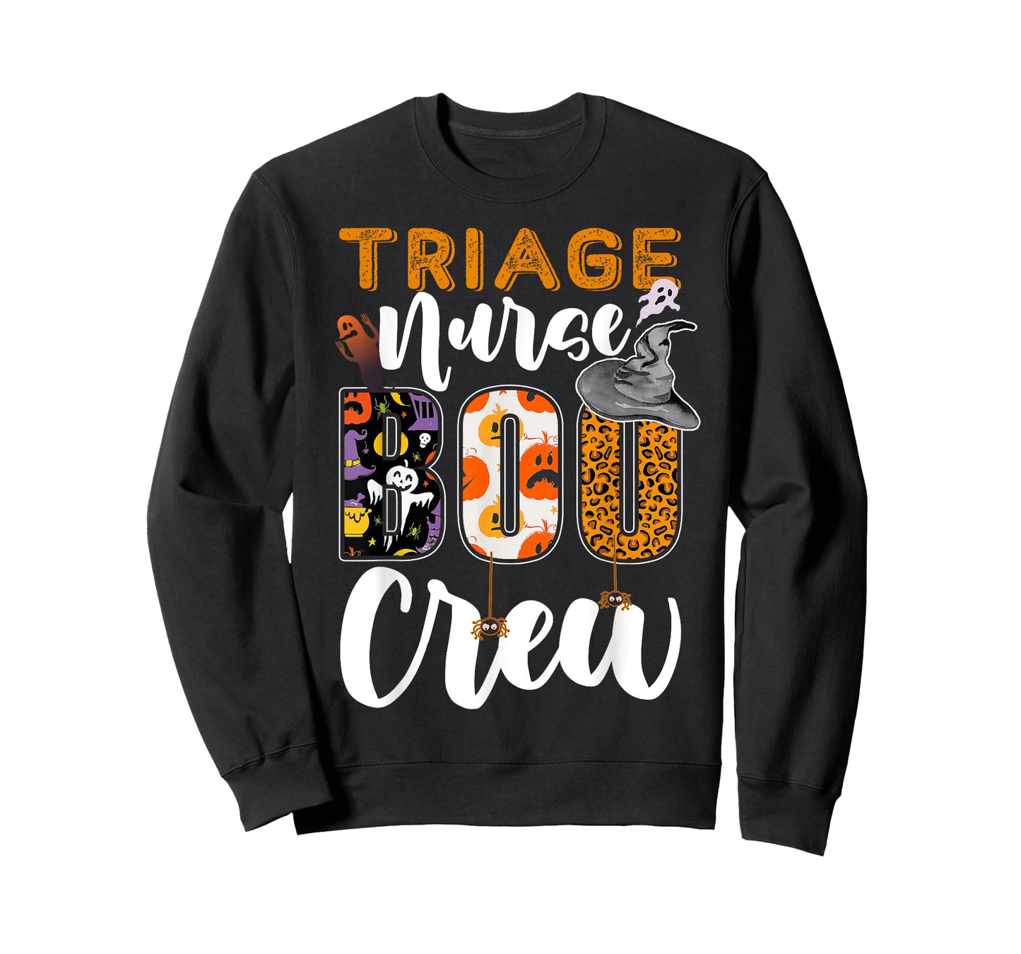 Triage Nurse Boo Crew Halloween Matching Nursing T-Shirt