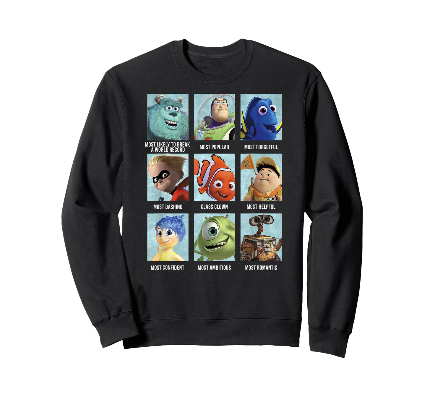 Disney Pixar Collection Movie Characters Best Of Class T-Shirt