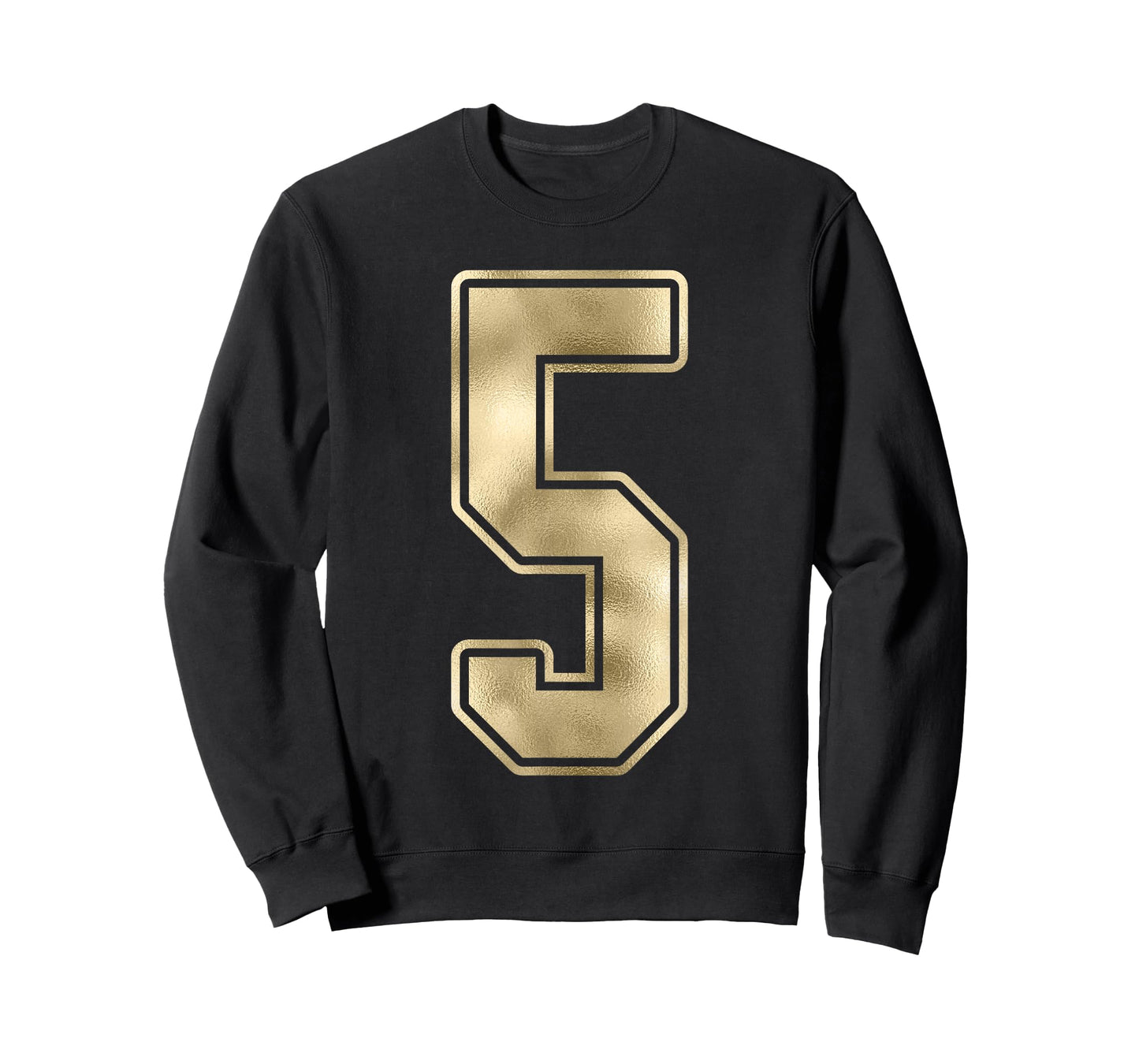 #5 Number 5 Sports Fan Jersey Style T-Shirt T-Shirt