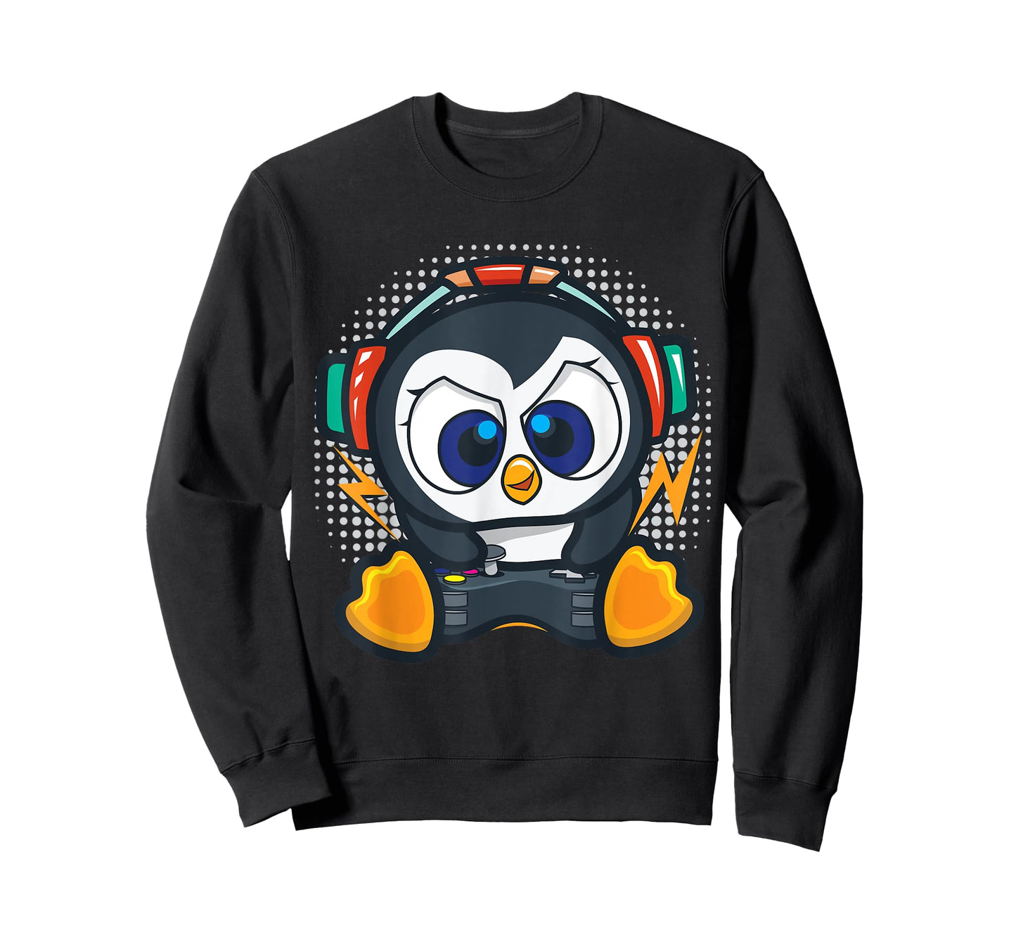 Penguin Gaming Shirt Boys Kids Gamer Gift Penguin Lover T-Shirt