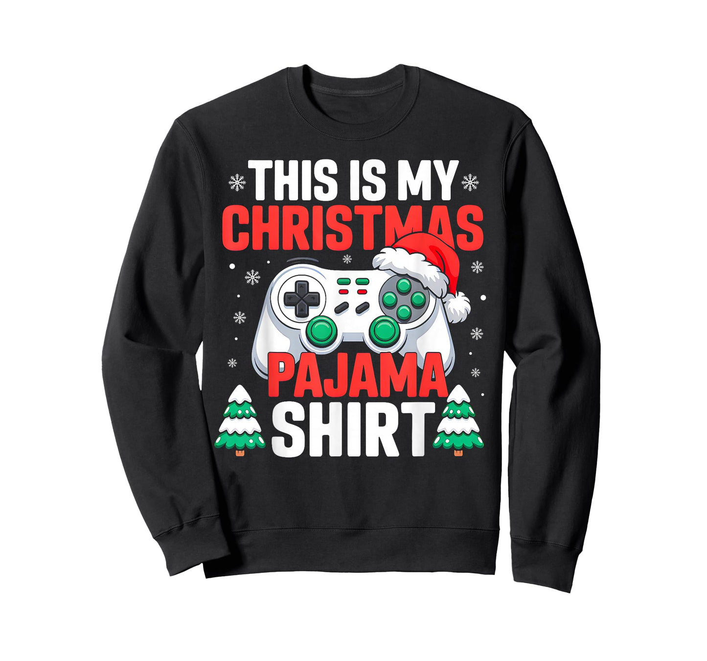 This is My Christmas Pajama Shirt Video Gamer Gaming Boys T-Shirt