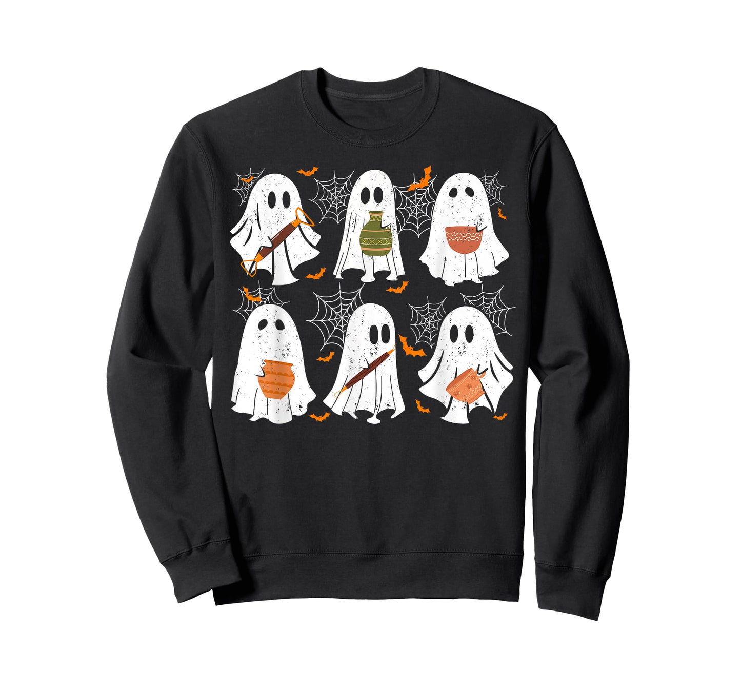 Pottery Ghost Ceramic Artist Halloween Costume For Men Women T-Shirt