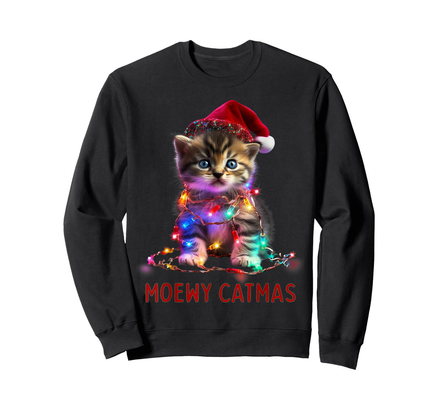 Moewy Catmas - Cat Christmas T-Shirt