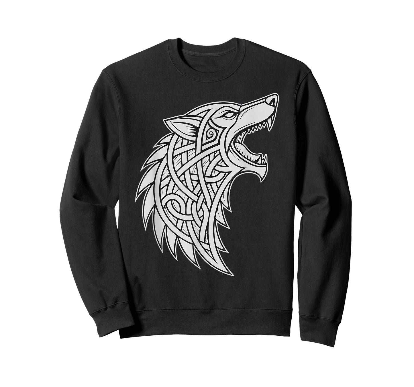 Viking Knotwork - Fenrir Viking Wolf – Norse Mythology T-Shirt