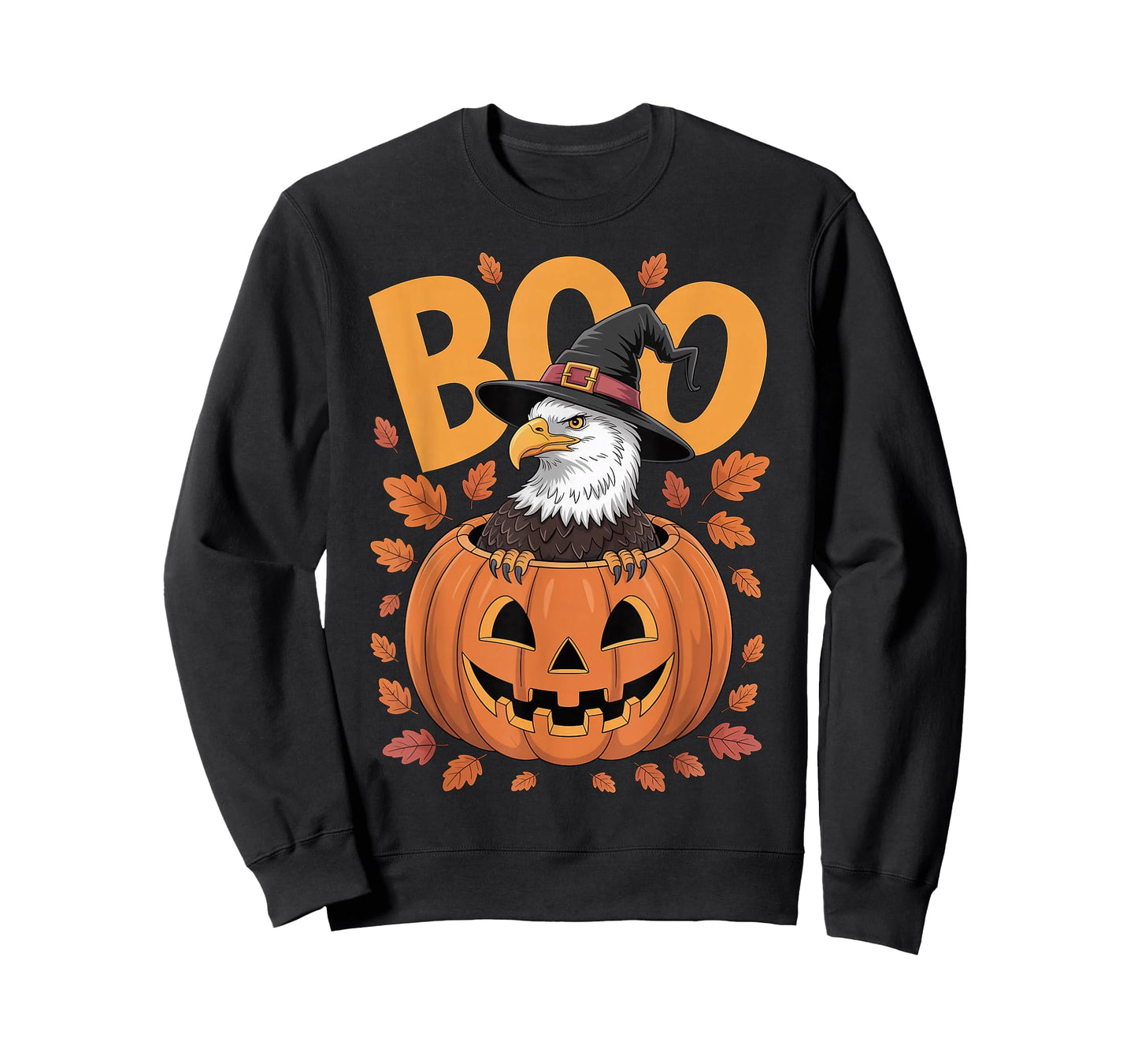 Eagle Costume on Pumpkin Halloween Eagle T-Shirt
