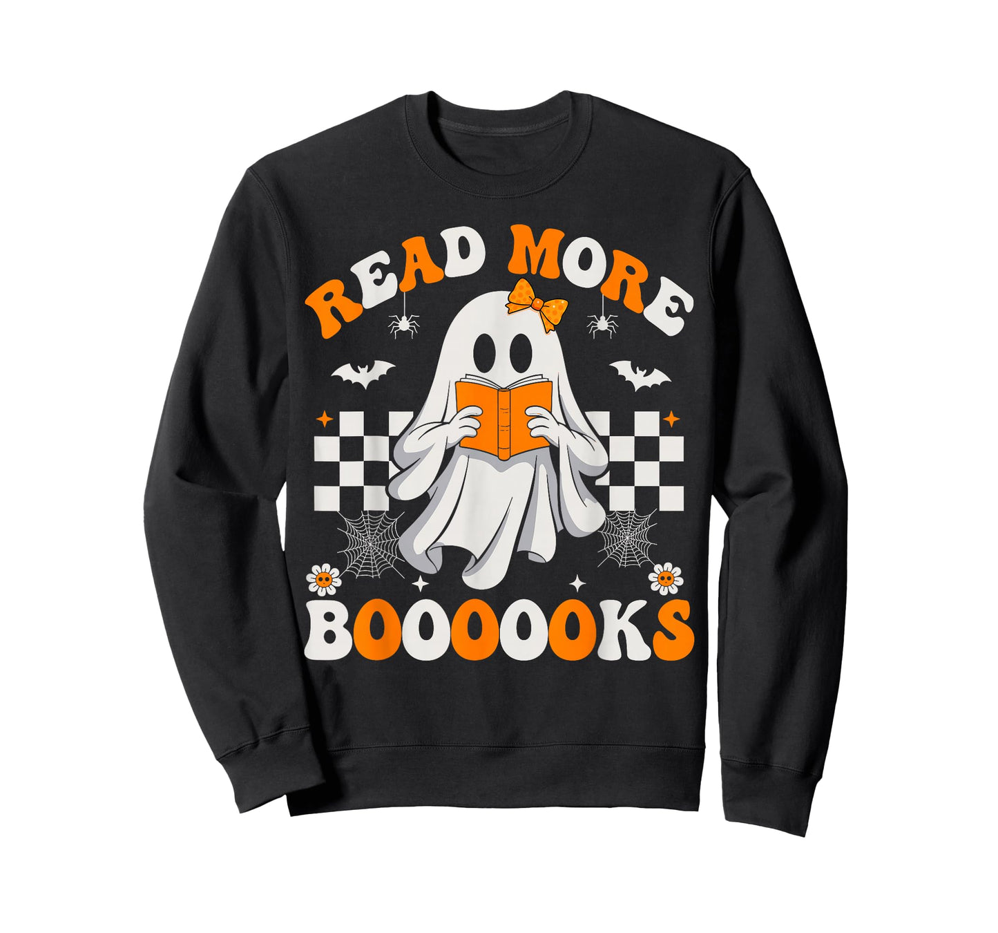 Read More Books Cute Ghost Halloween Teacher Kids T-Shirt
