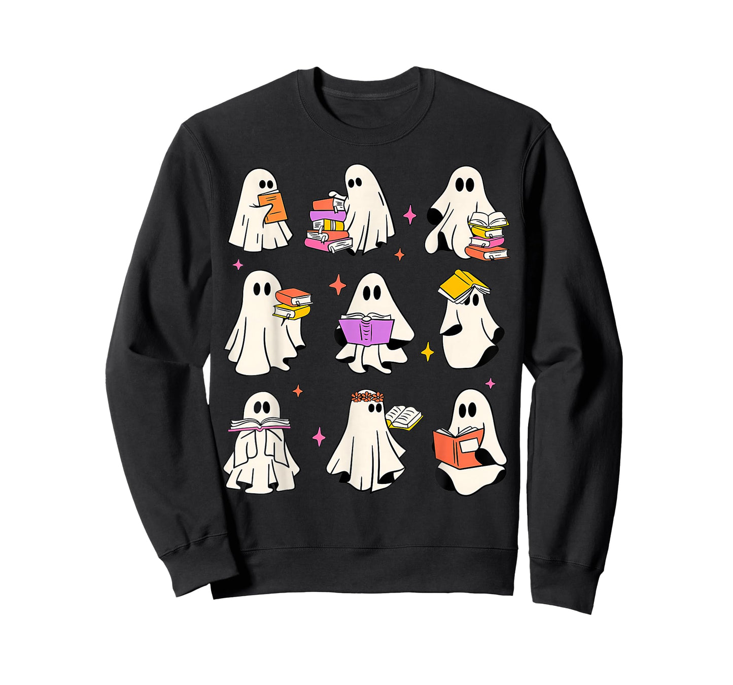 Read More Books Spooky Teacher Halloween Ghost Reading Book T-Shirt