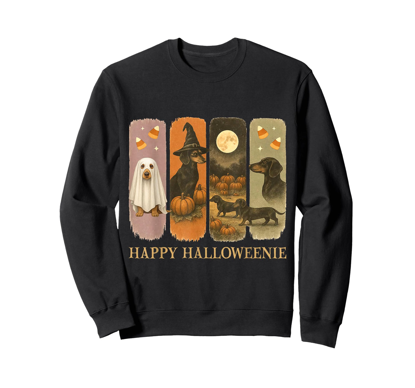 Haunted Sausage Squad Fall Costume Gift T-Shirt