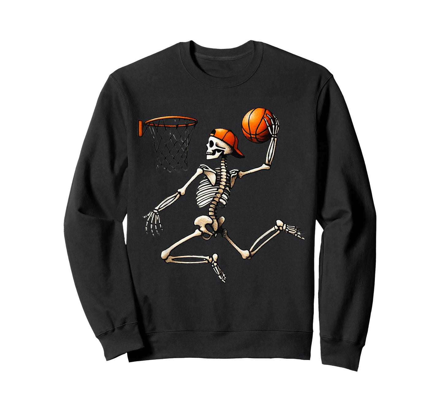 Skeleton Basketball Halloween Costume Funny Men Boys Kids T-Shirt