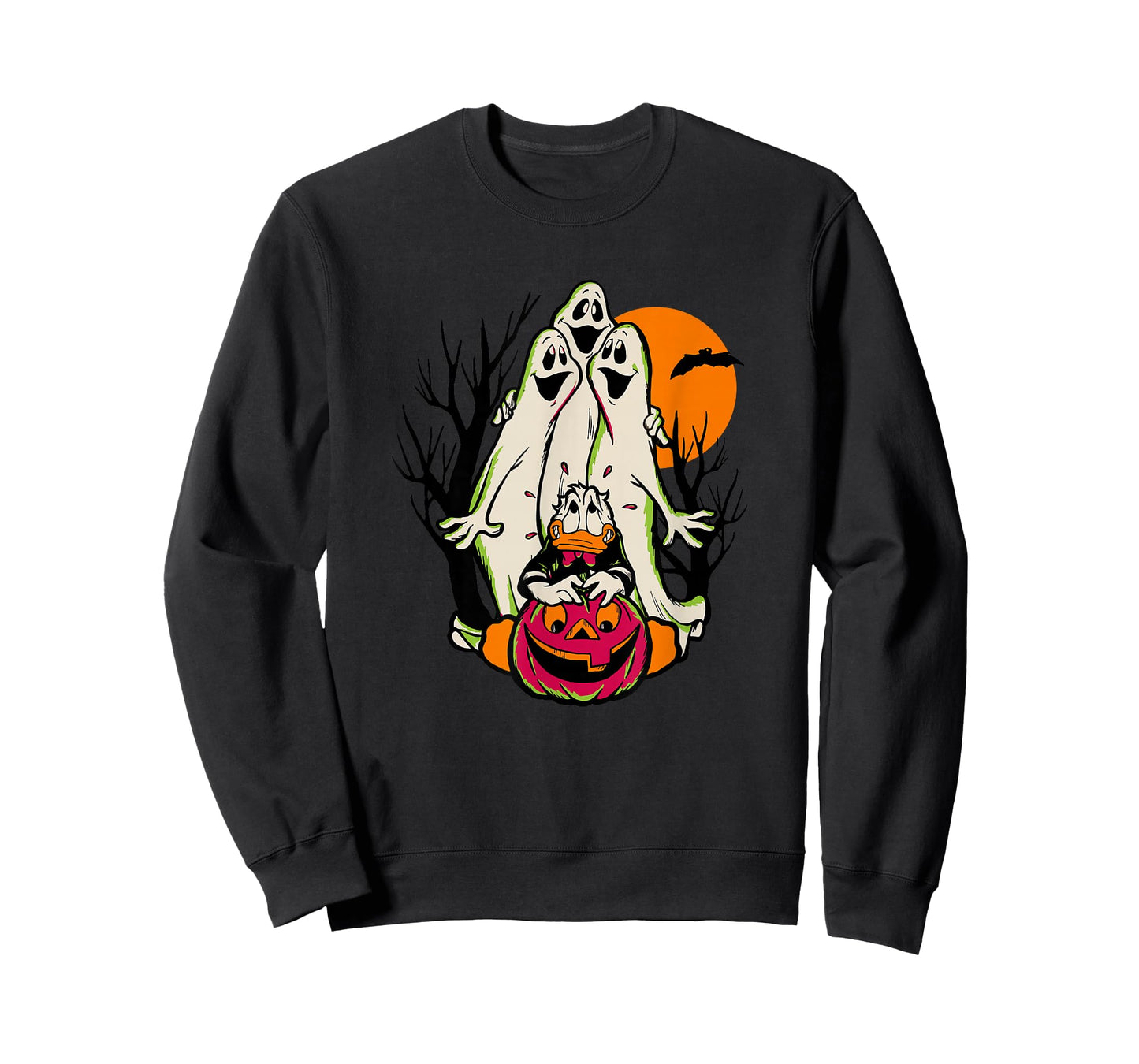 Disney Mickey And Friends Halloween Donald Duck & Ghosts T-Shirt