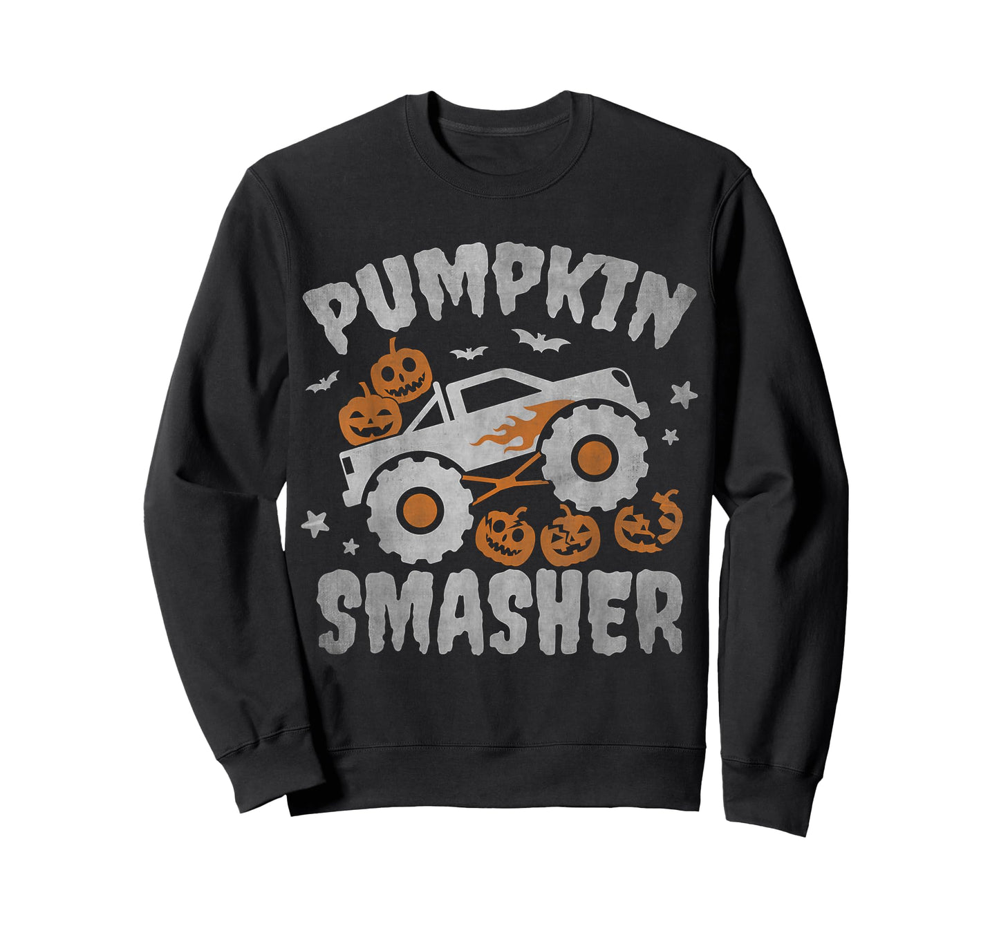 pumpkin smasher toddler Halloween for Monster Truck Lover T-Shirt