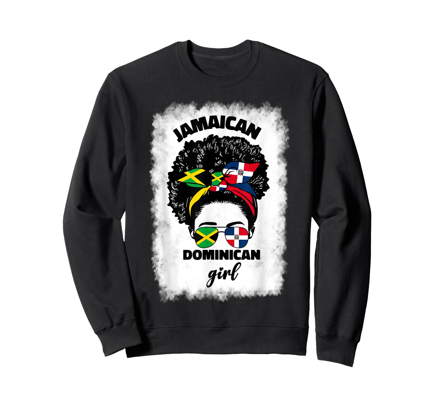 Half Jamaican And Dominican Republic Jamaica Flag Dominicana T-Shirt