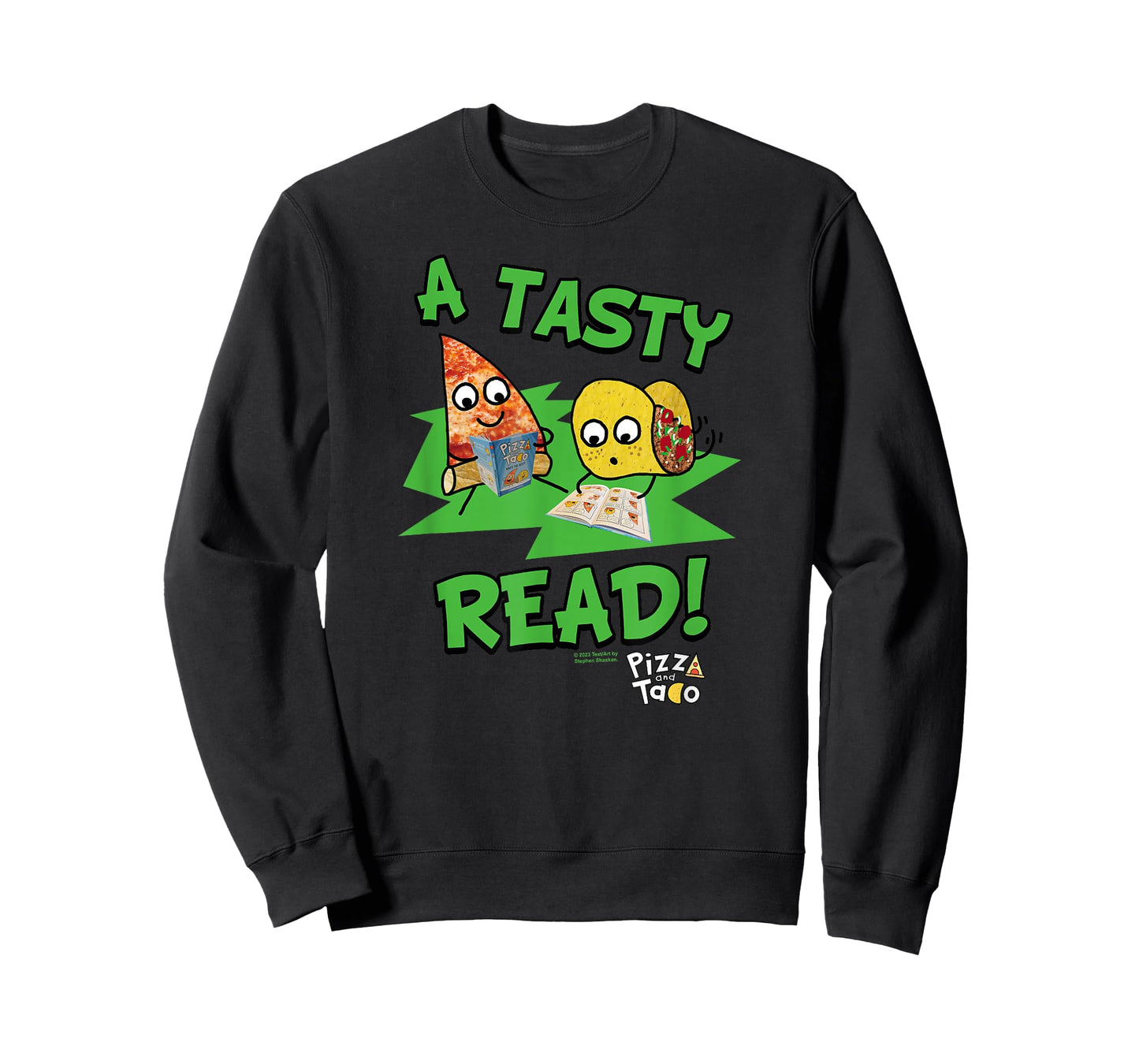 Pizza and Taco A Tasty Read T-Shirt