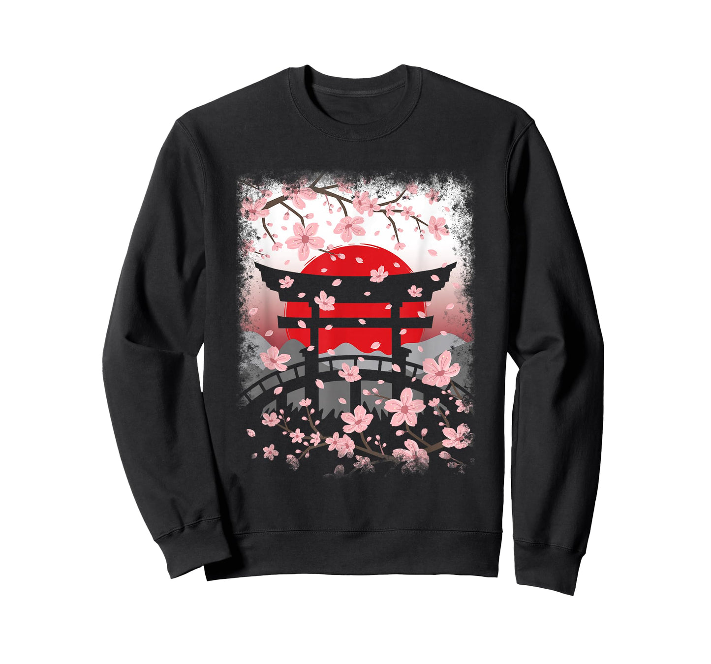 Japanese Sakura Art Cherry Blossom Vintage Japan Men Women T-Shirt