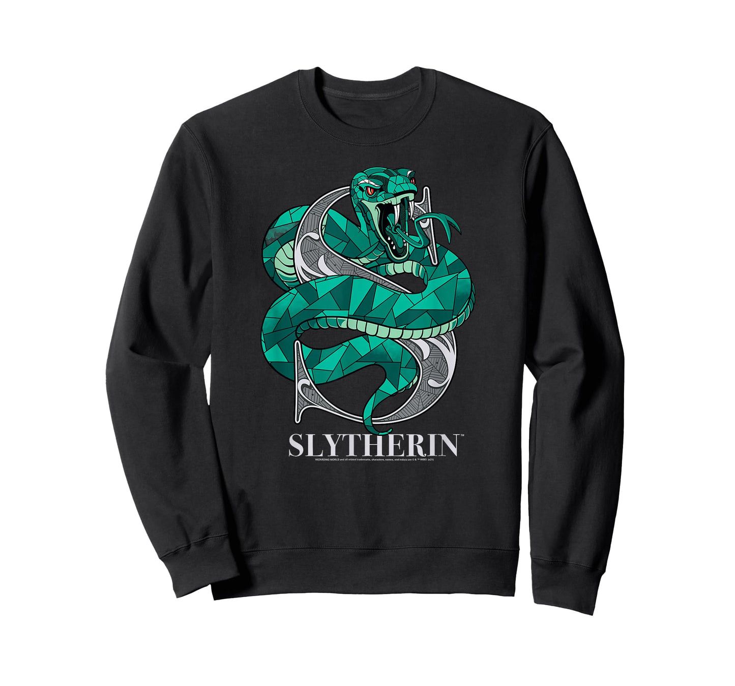 Harry Potter Mosaic Slytherin with Snake T-Shirt