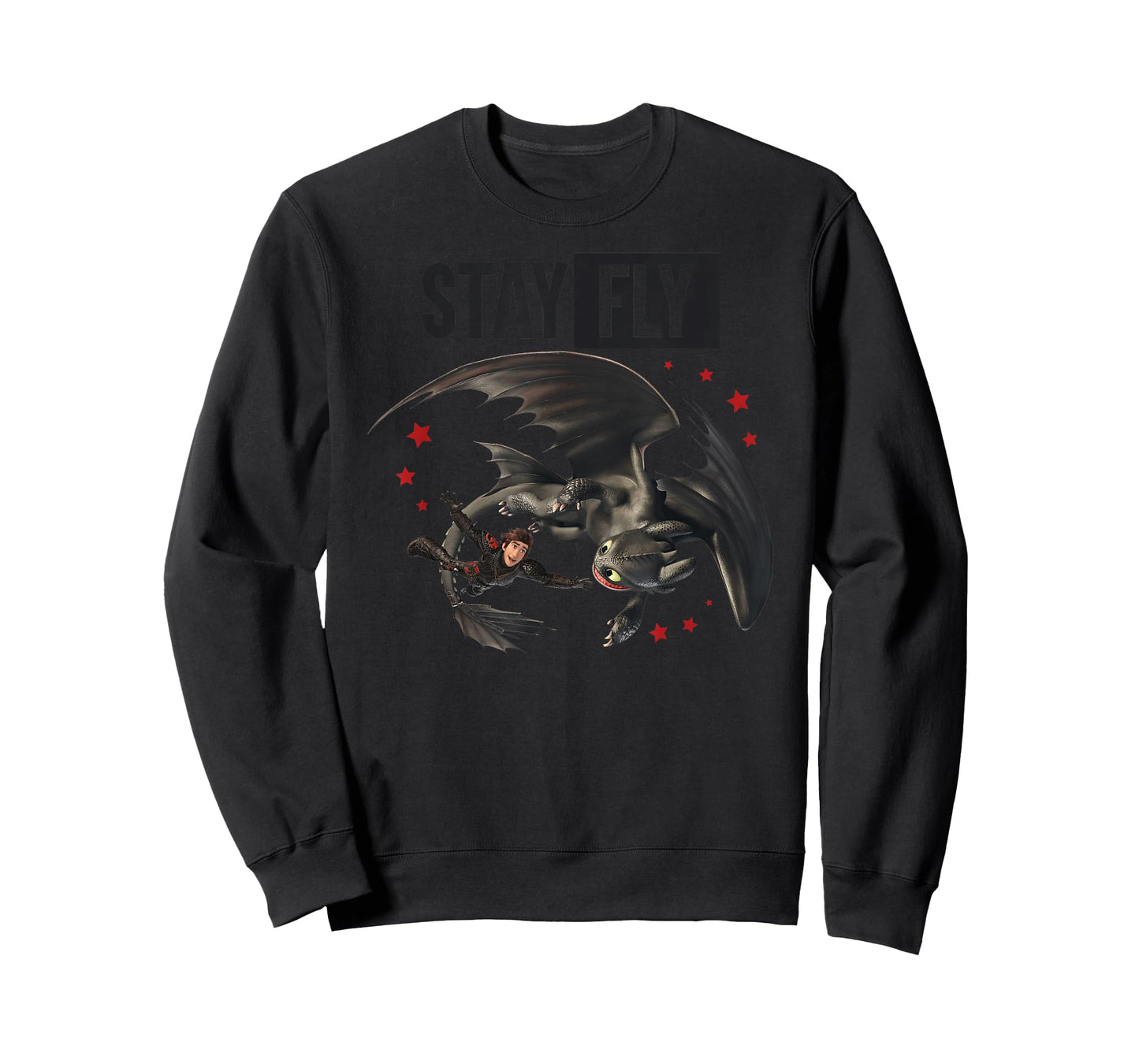 DreamWorks How to Train Your Dragon 3 Stay Fly Toothless T-Shirt