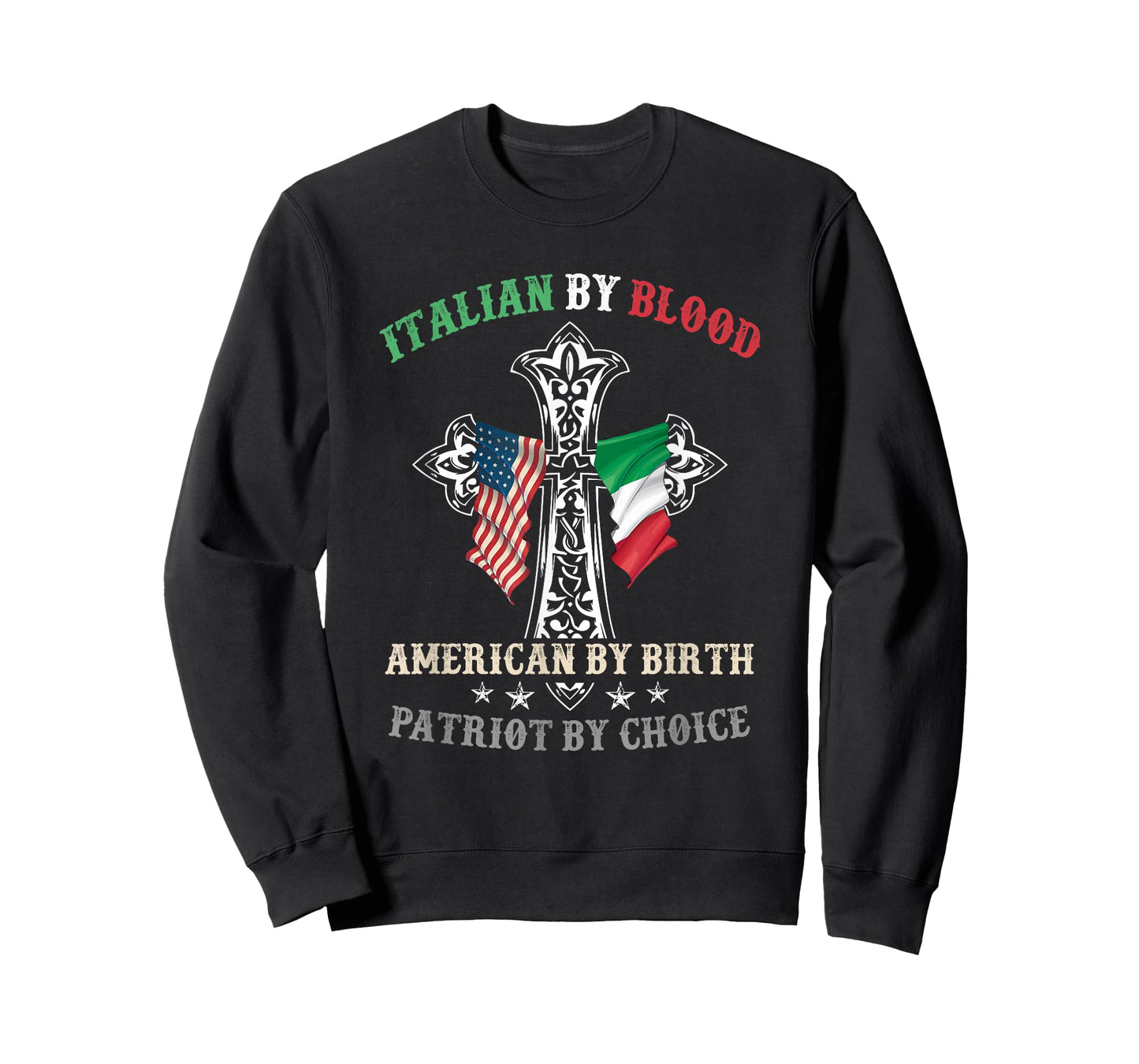 Italian by Blood American by Birth Patriot by Choice Cool T-Shirt