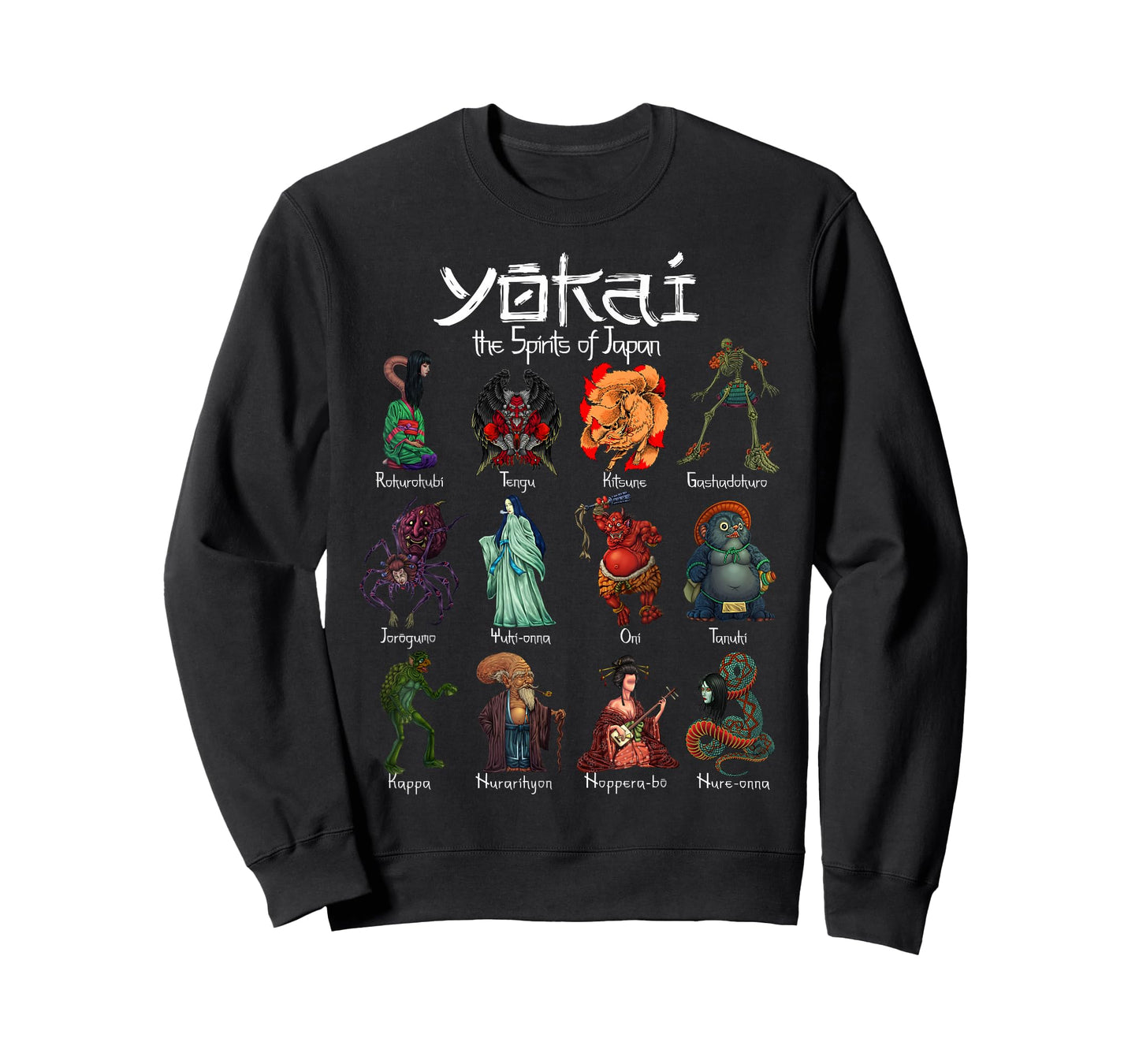 Different Yokai of Japan T-Shirt