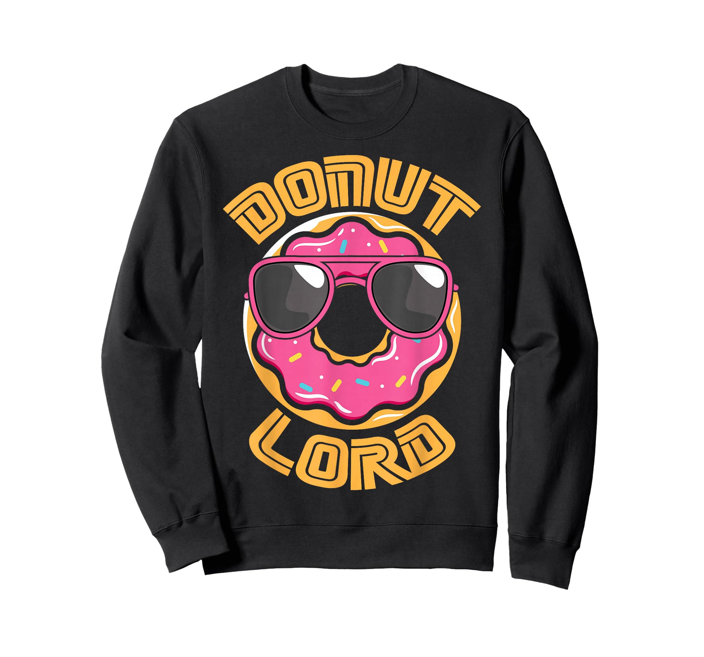 Funny Nerdy Donut Lord Video Gamer Geek Pink Doughnut T-Shirt