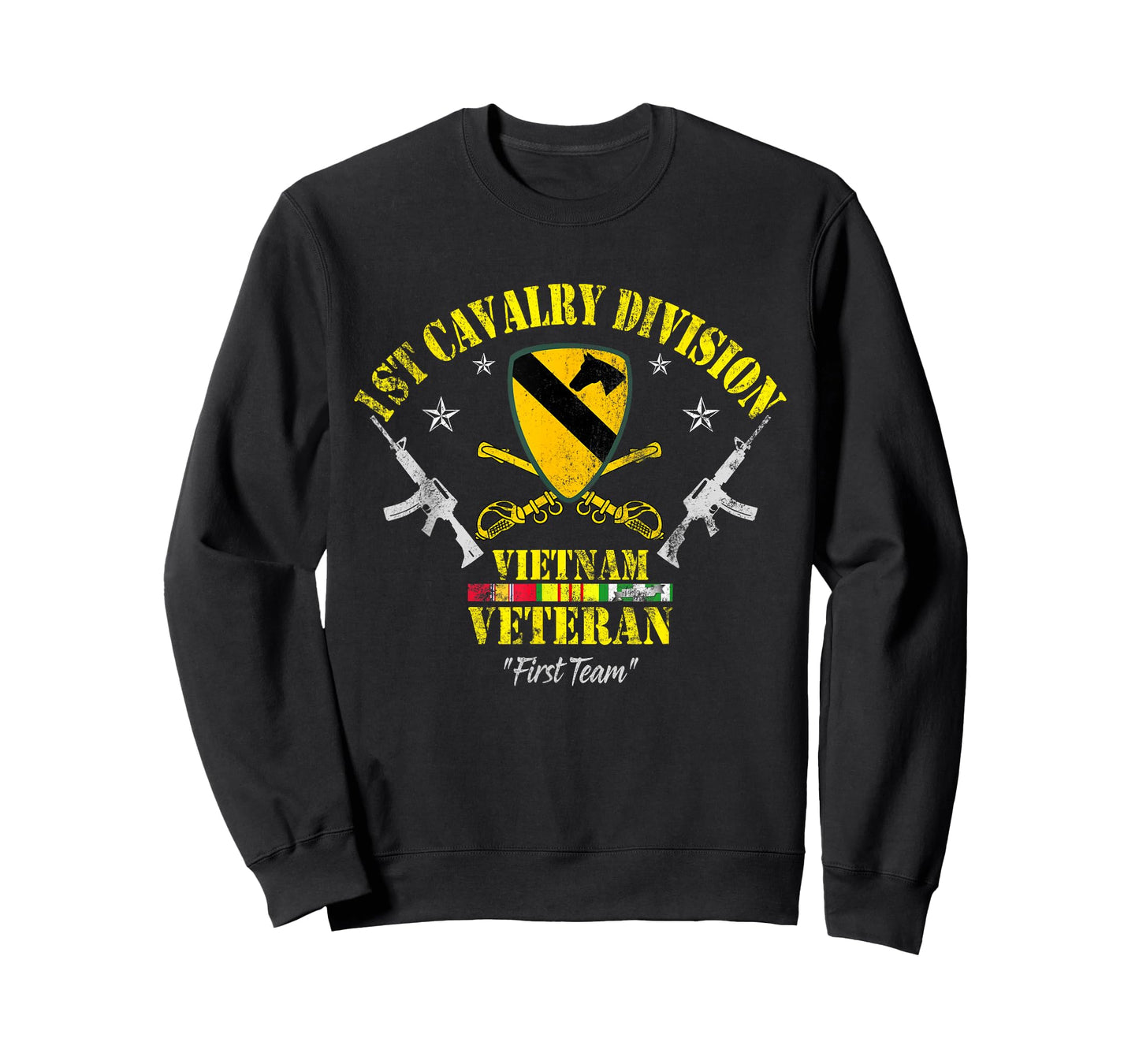Vietnam Veteran 1st Cavalry Division Patriotic Veterans Day T-Shirt