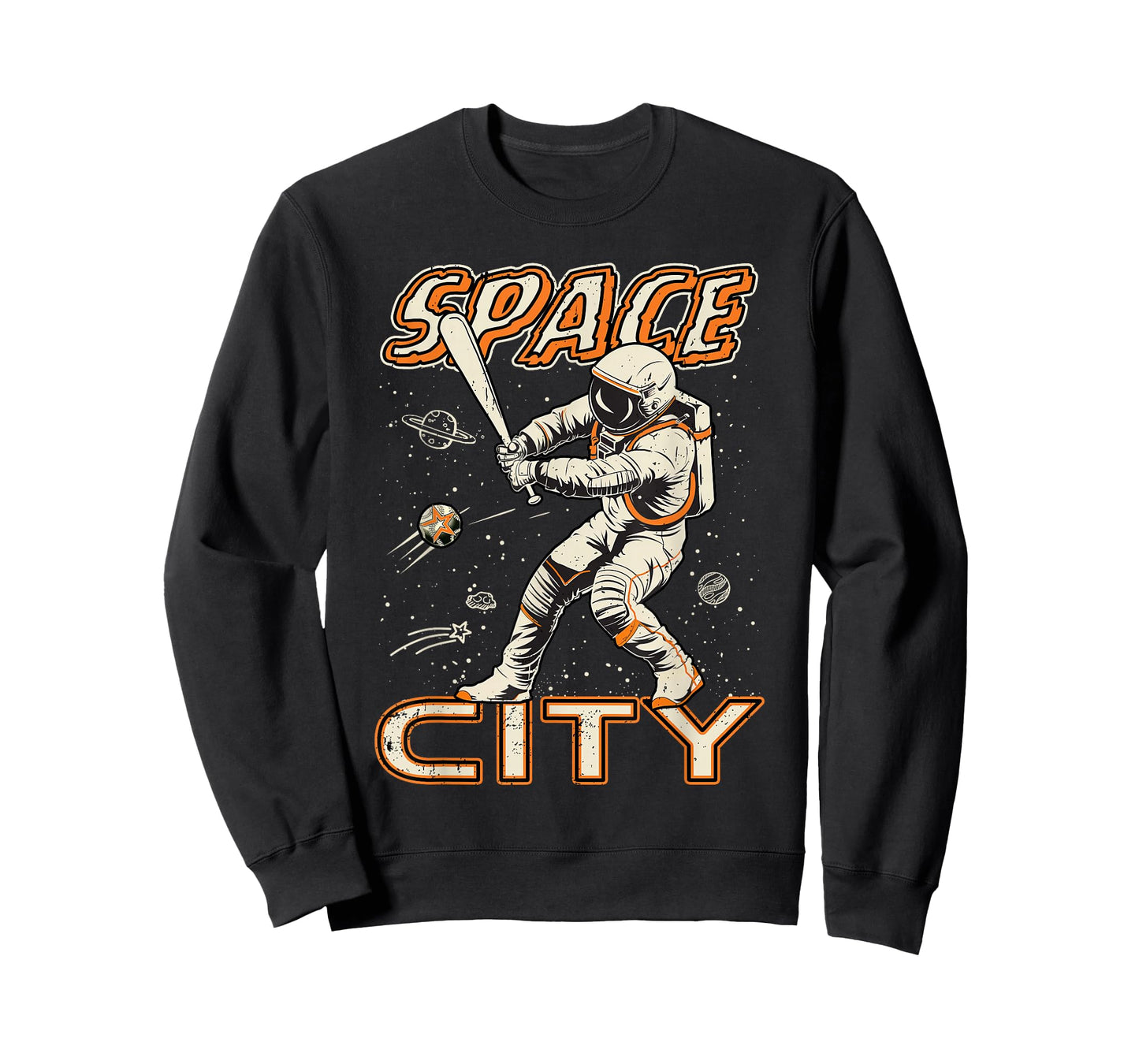Graphic Houston Last Name Pride Vintage Costume Space City T-Shirt