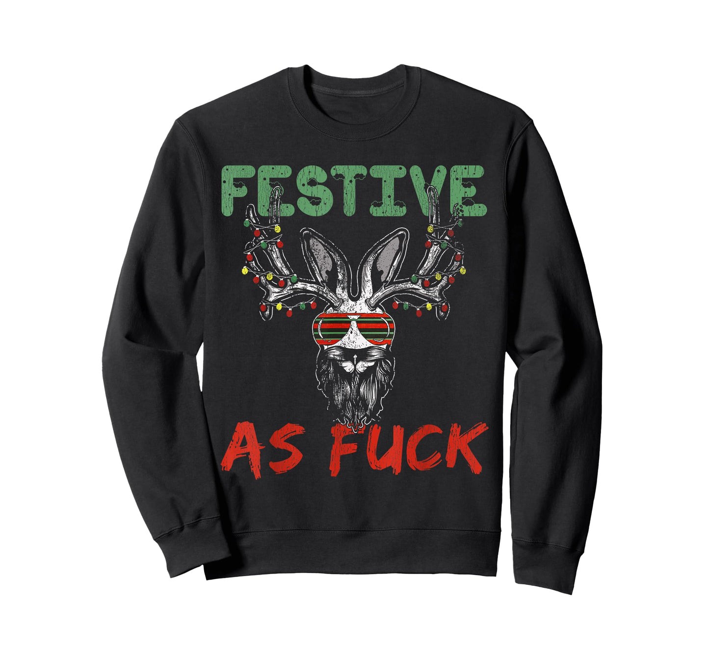 Dirty Christmas shirt - festive as fuck vintage holiday tee T-Shirt