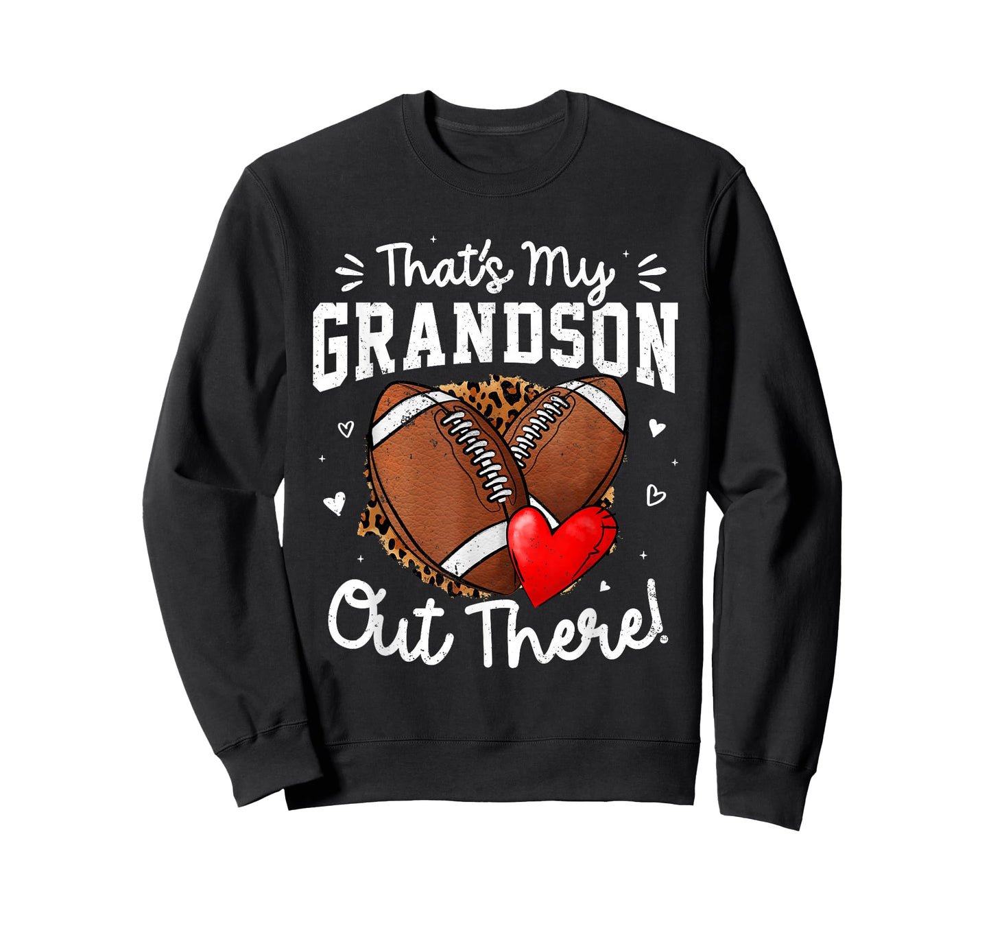 That's My Grandson Out There Funny Football Grandma T-Shirt