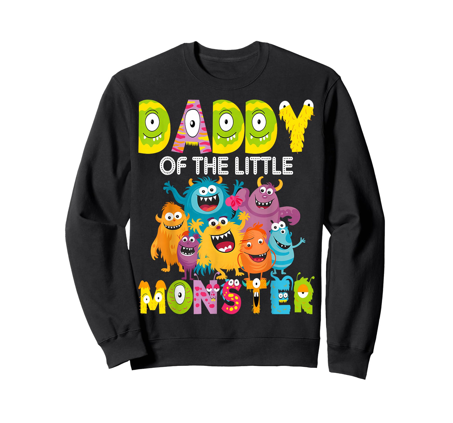 Daddy of The Little Monster 1St Birthday Boy Party T-Shirt