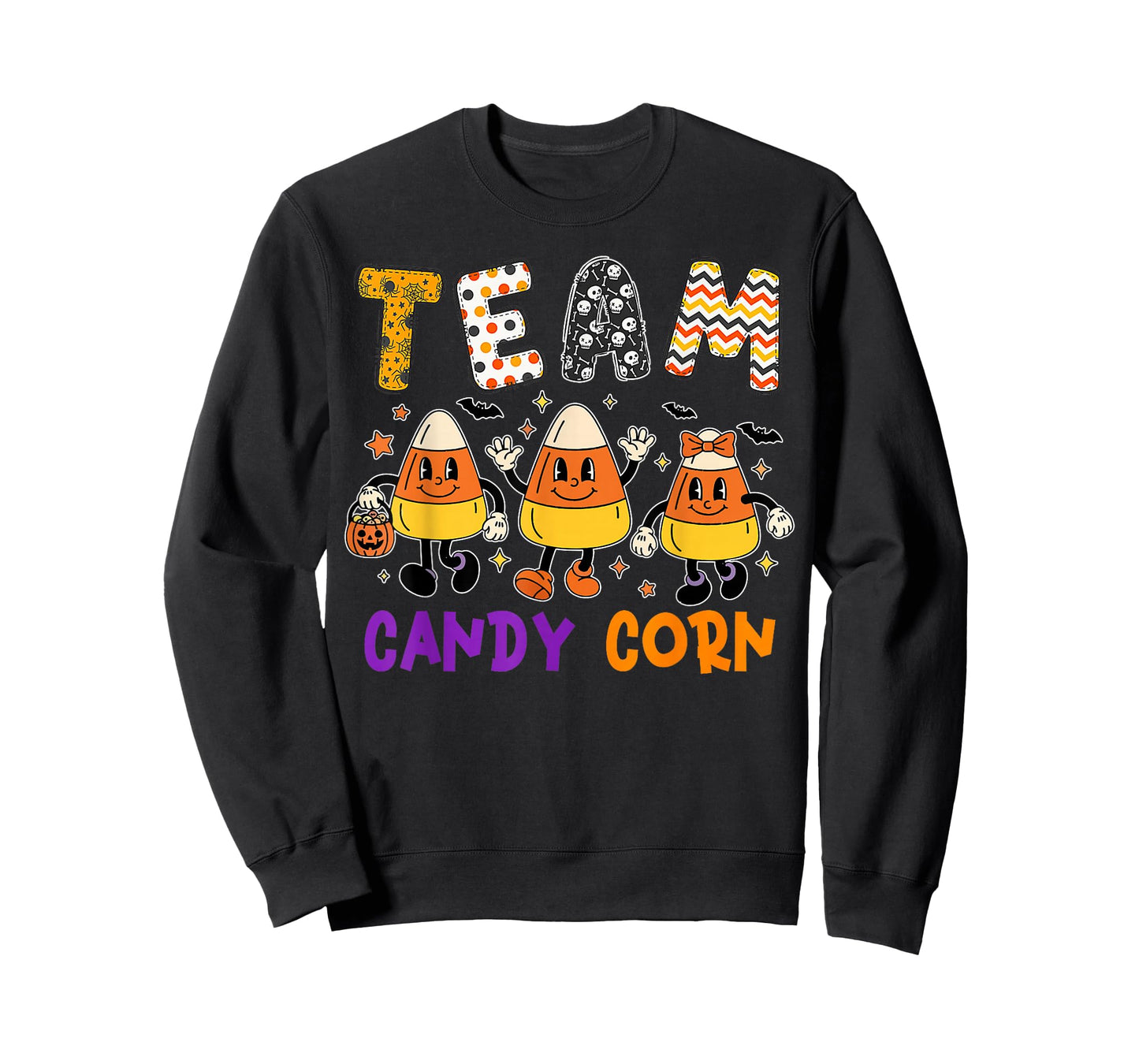 Team Candy Corn Halloween Cute Candy Corns Matching Custome T-Shirt