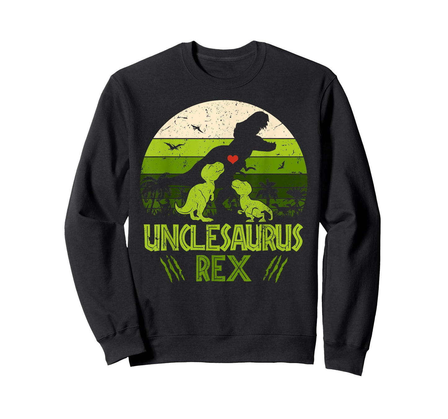 Unclesaurus Rex 2 Kids Sunset Tshirt For Fathers Day Gift T-Shirt