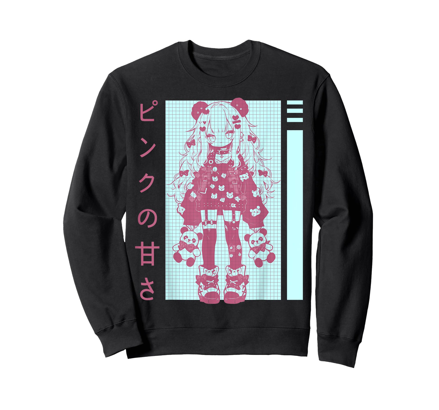 Kawaii Egirl Panda Decora Style Gothic Anime Harajuku T-Shirt