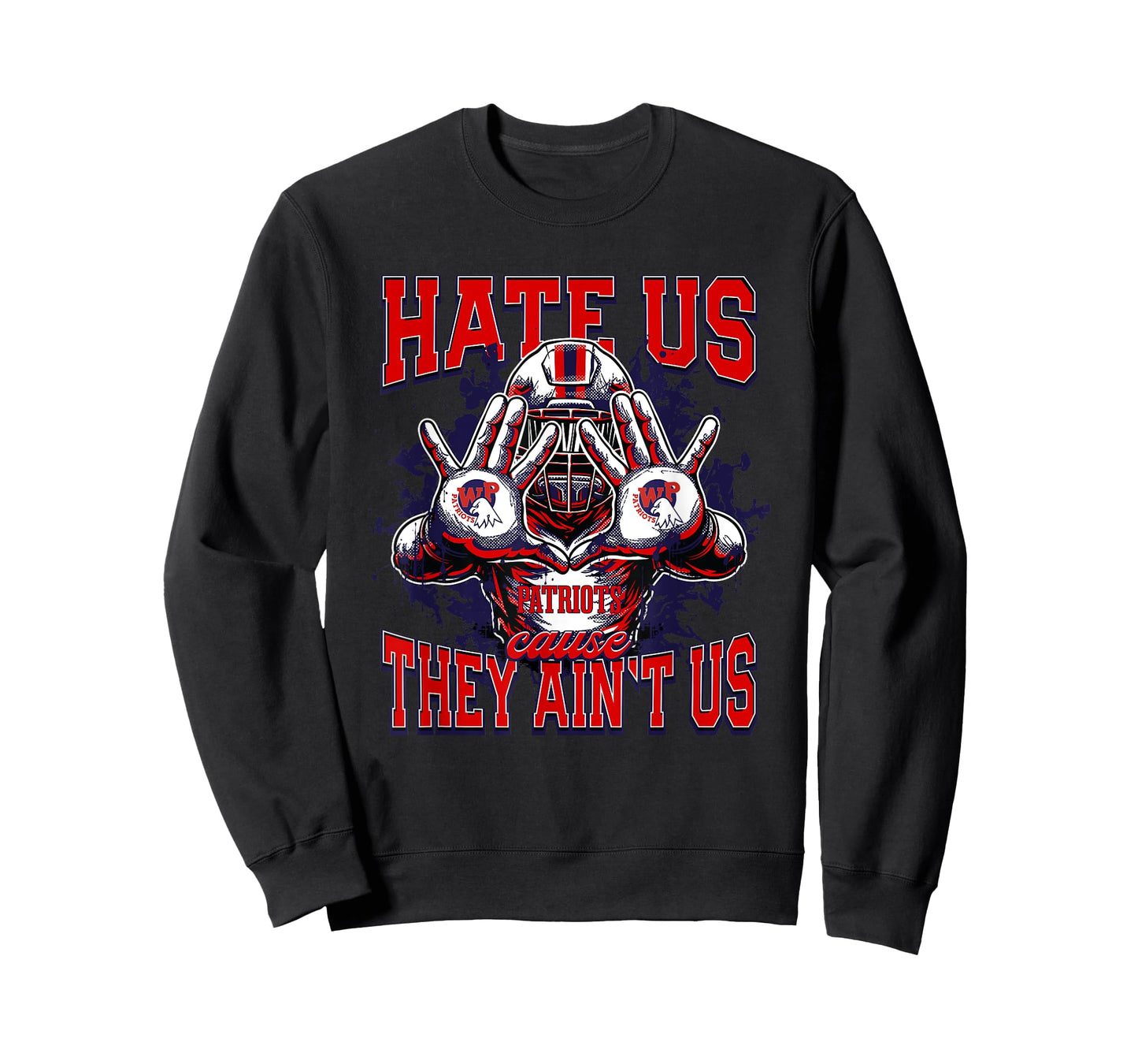 Wheeling Park Patriots Logo Hate Us Cause They Ain't HS T-Shirt