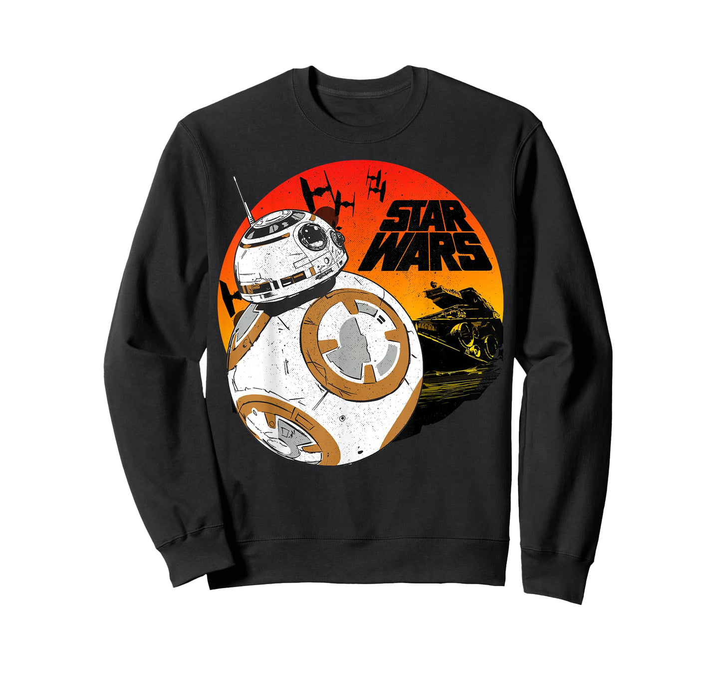 Star Wars Last Jedi BB-8 Retro Sunset Rollabout T-Shirt T-Shirt